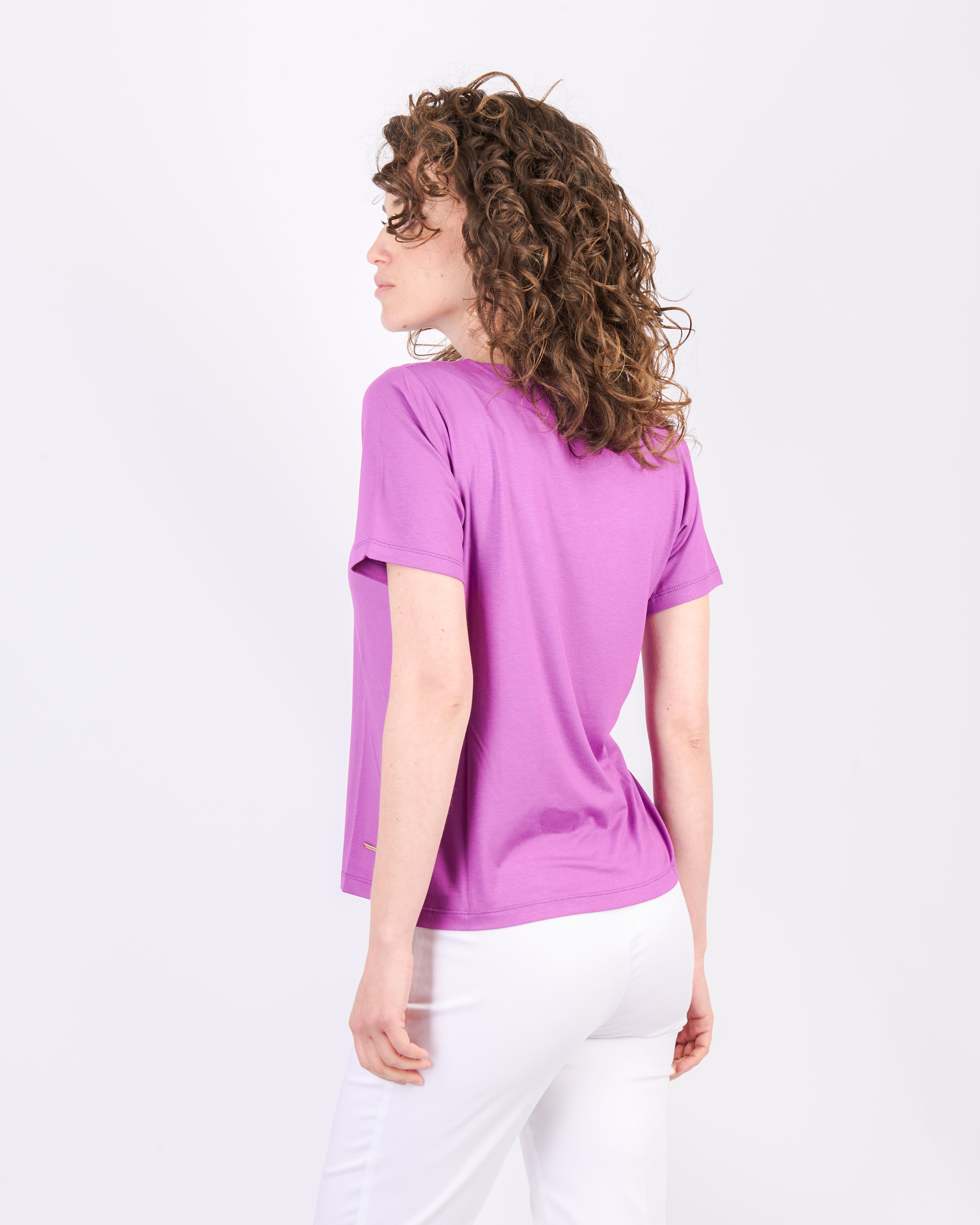 Maglia collo barca in viscosa LUNETTA UNITA