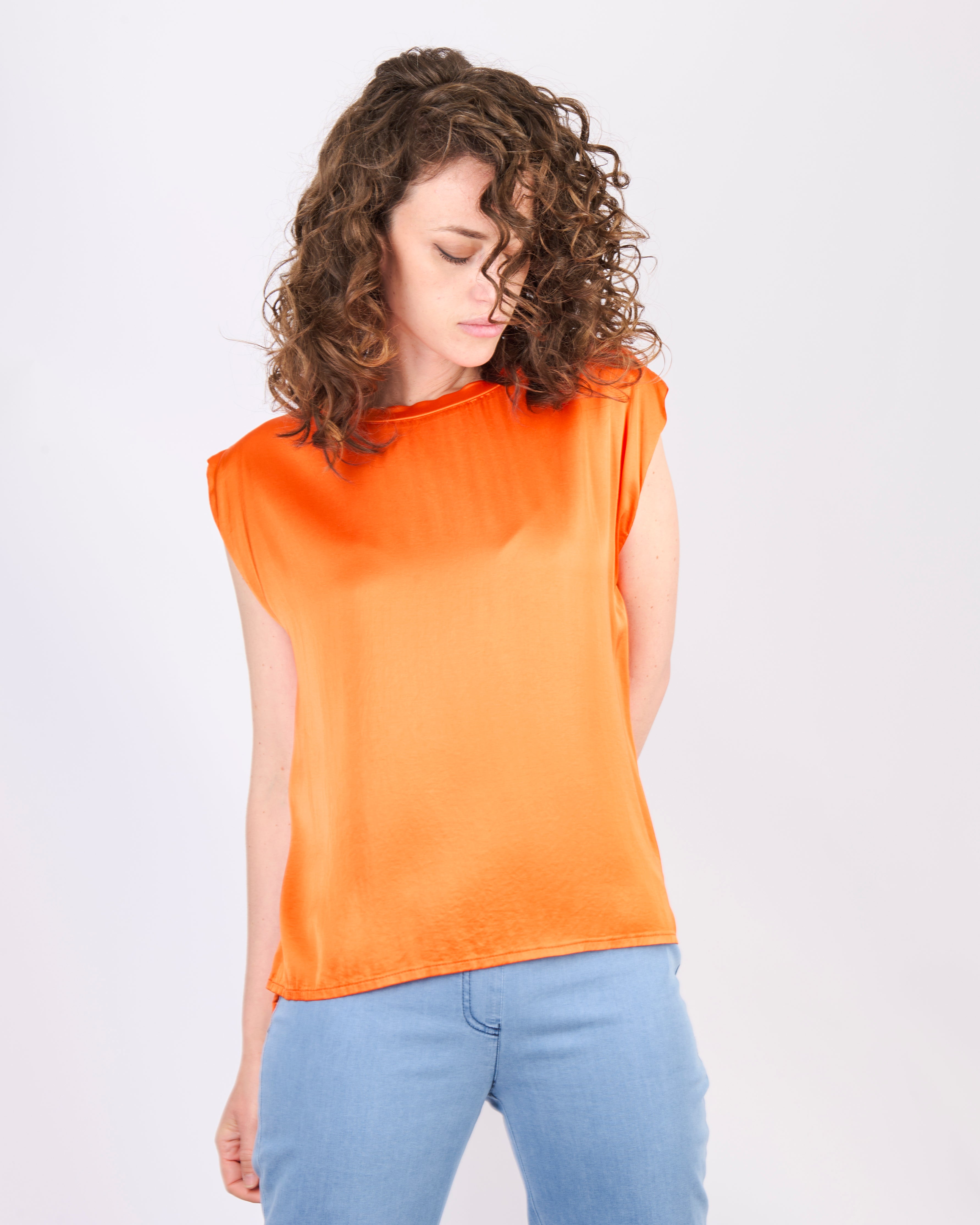 Top raso stretch ROMBO