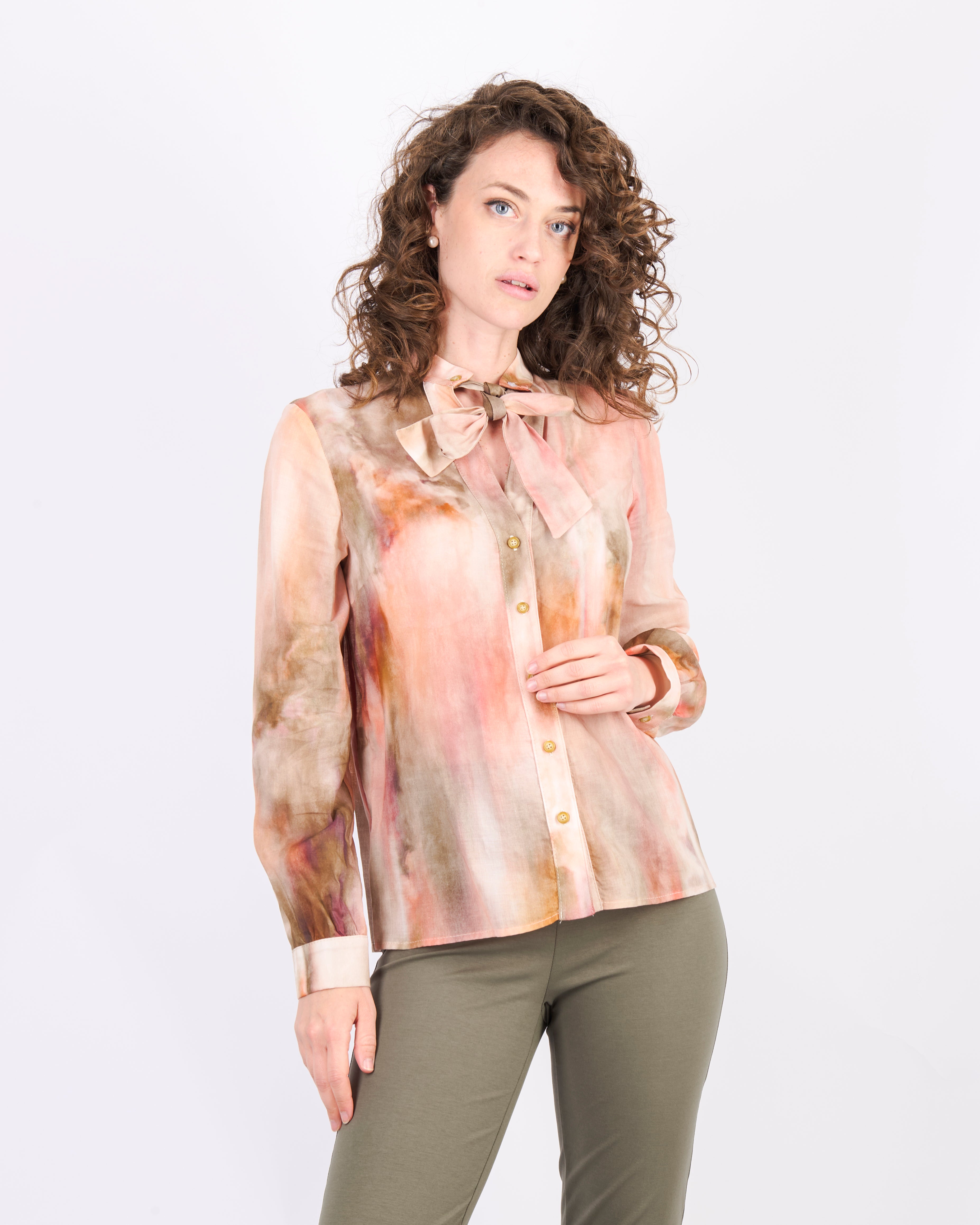 Camicia mussola tiedye SEROTINA