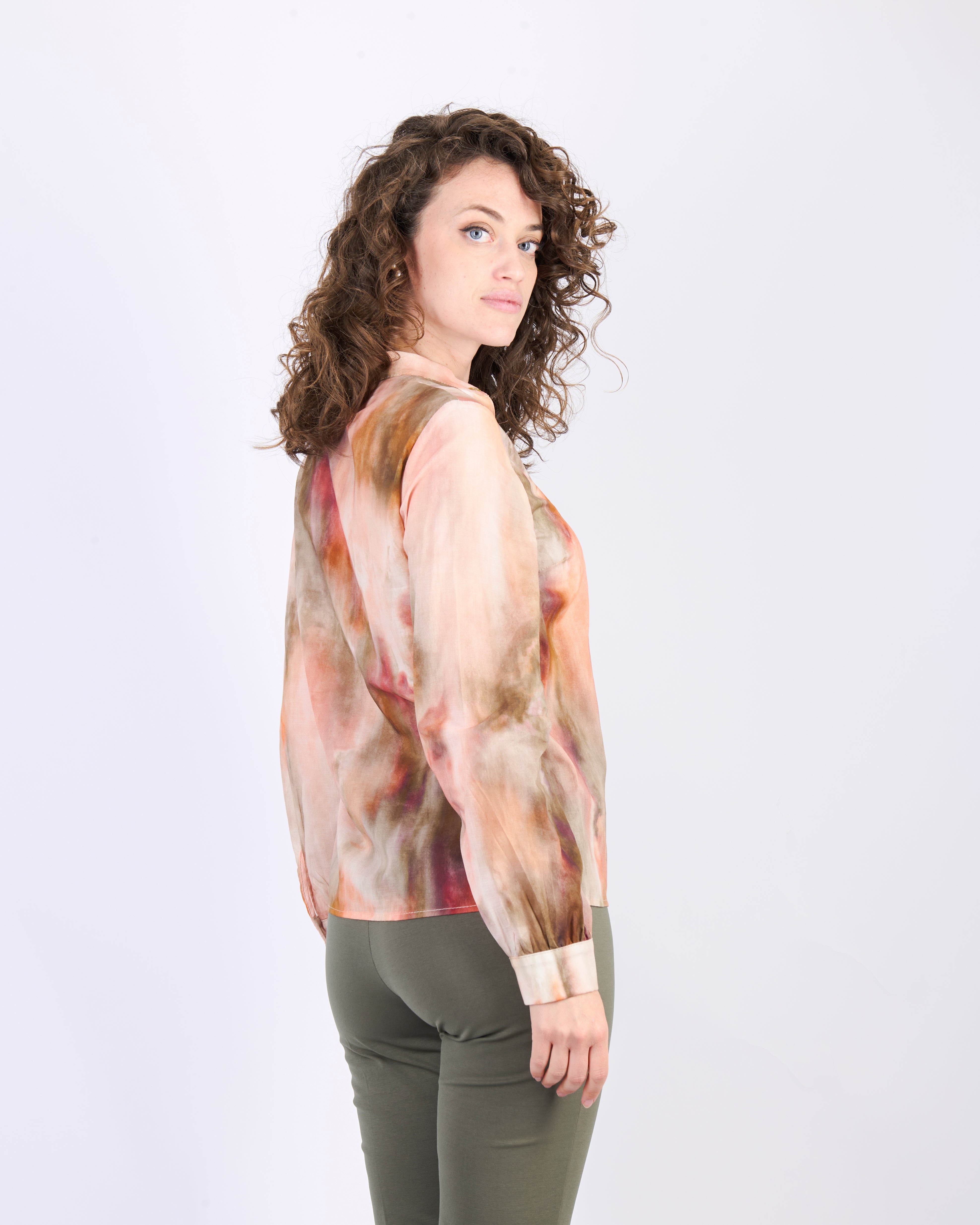 Camicia mussola tiedye SEROTINA