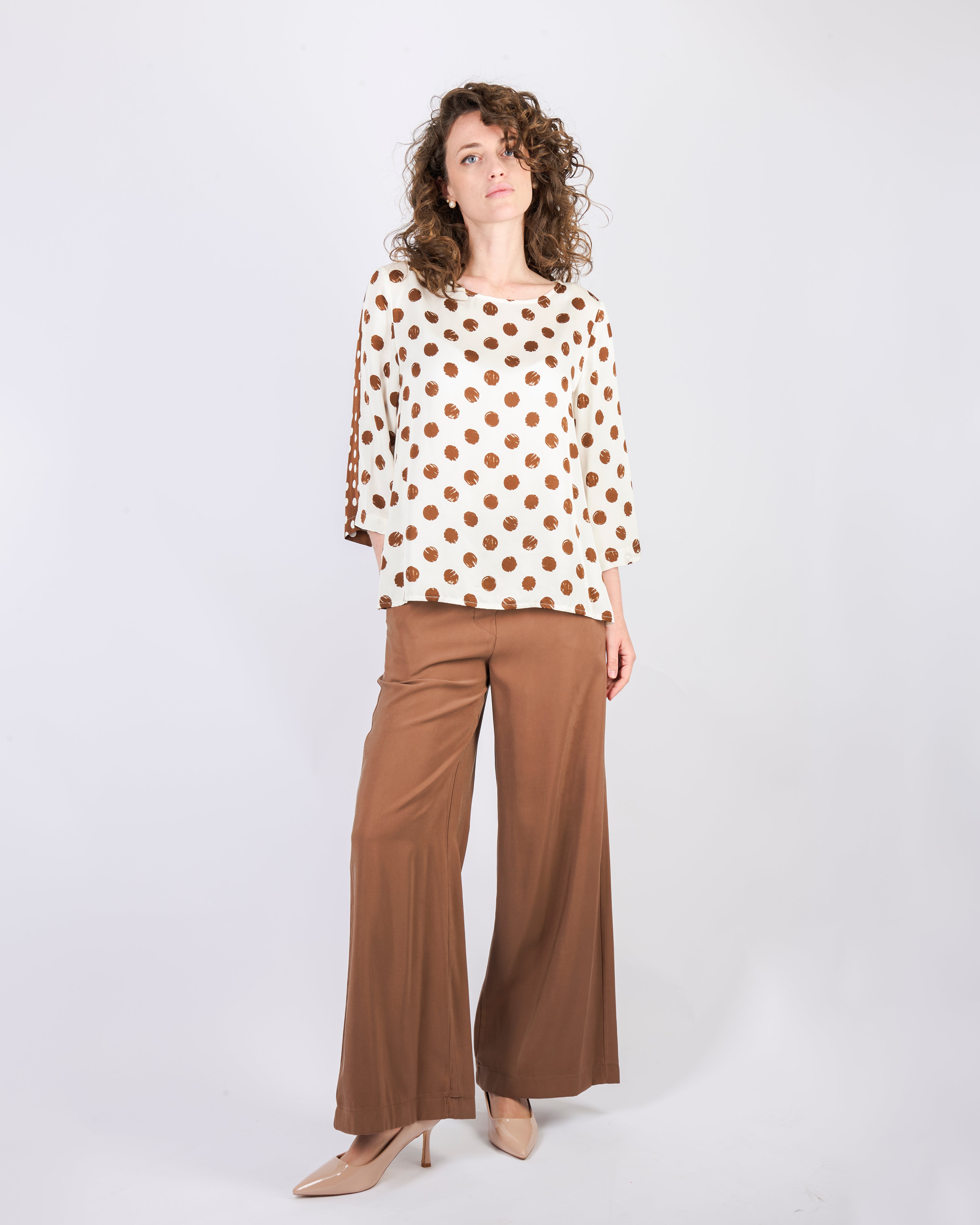 Blusa doppia stampa DS 4914
