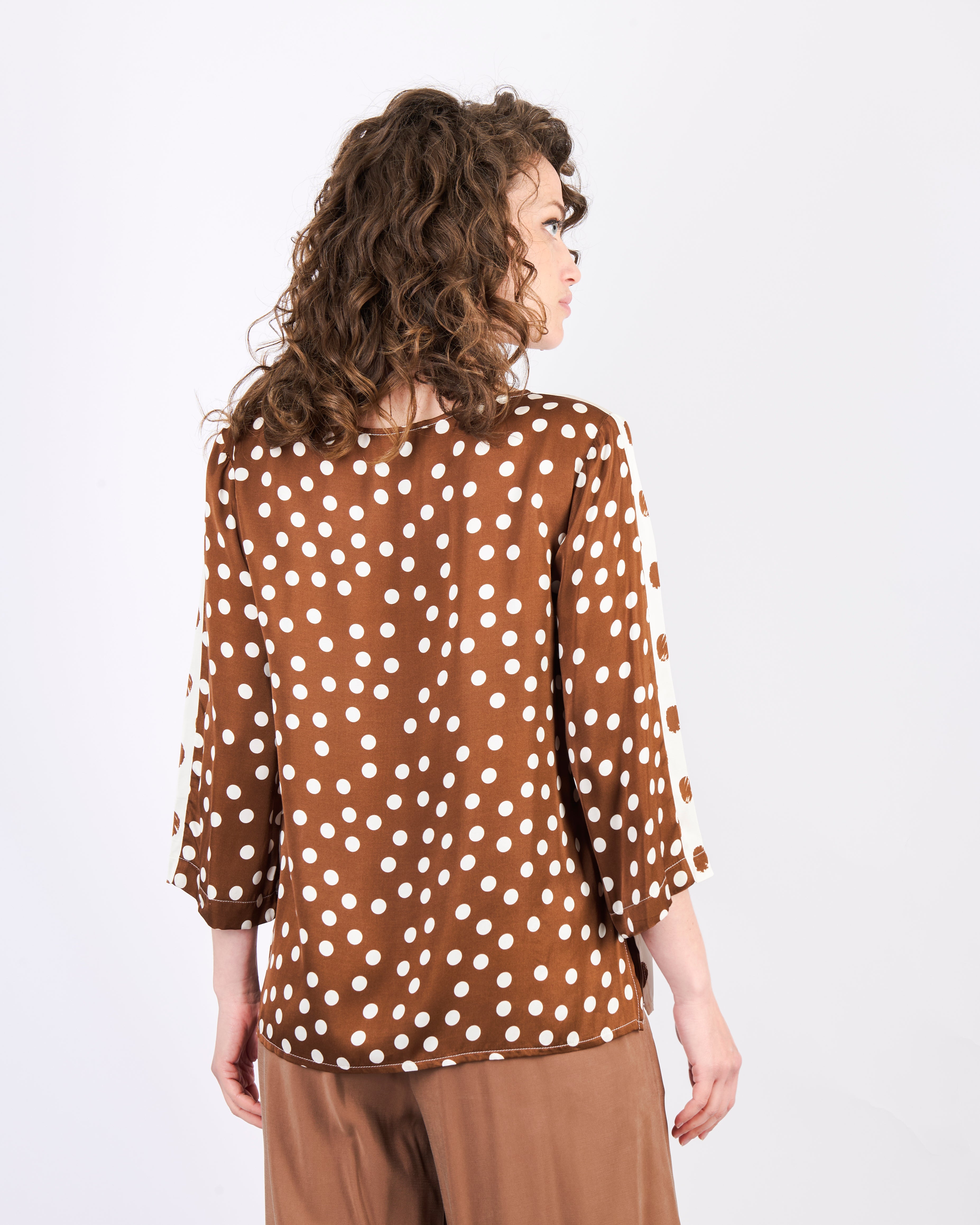 Blusa doppia stampa DS 4914