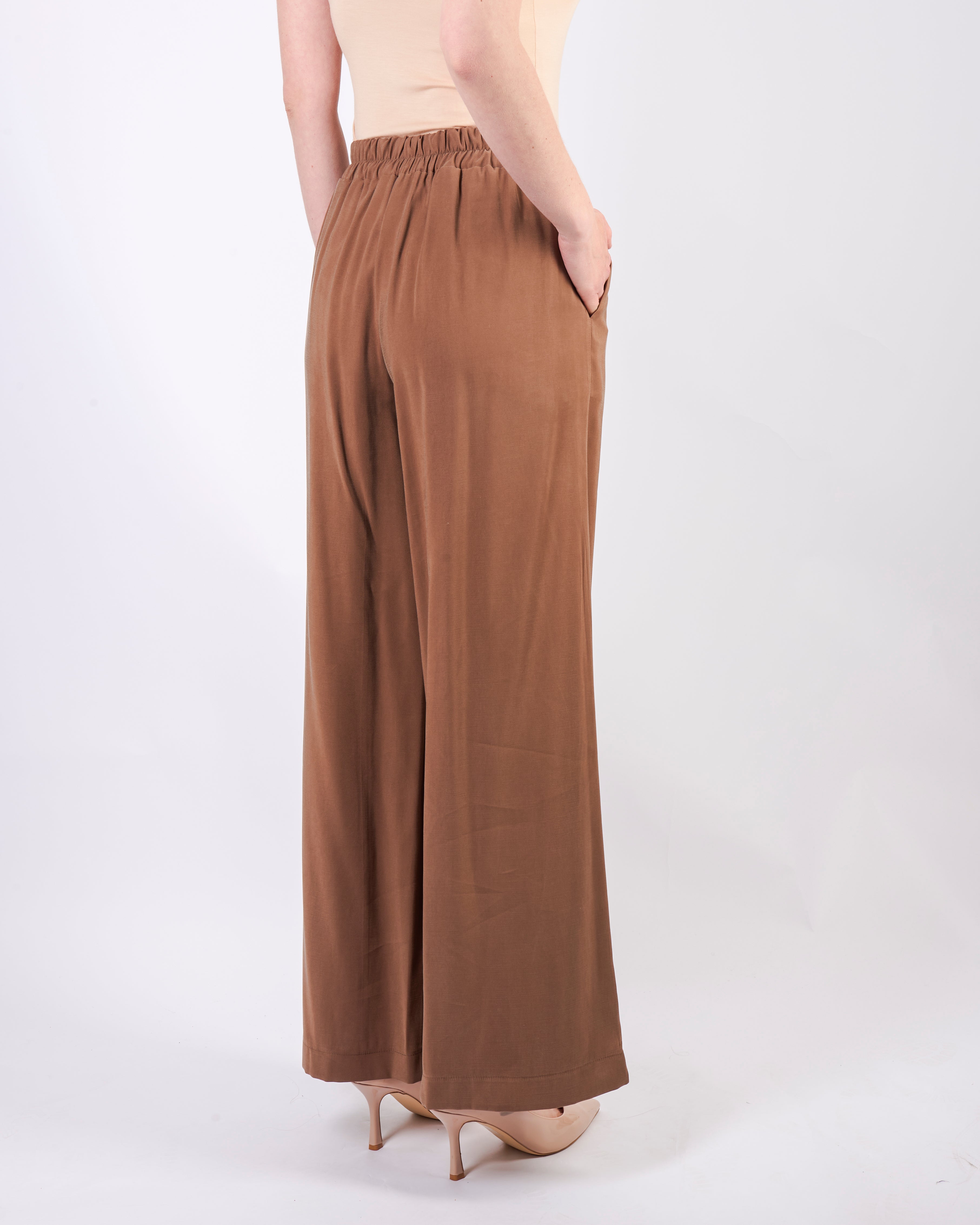 Pantalone gamba larga cupro G152/21