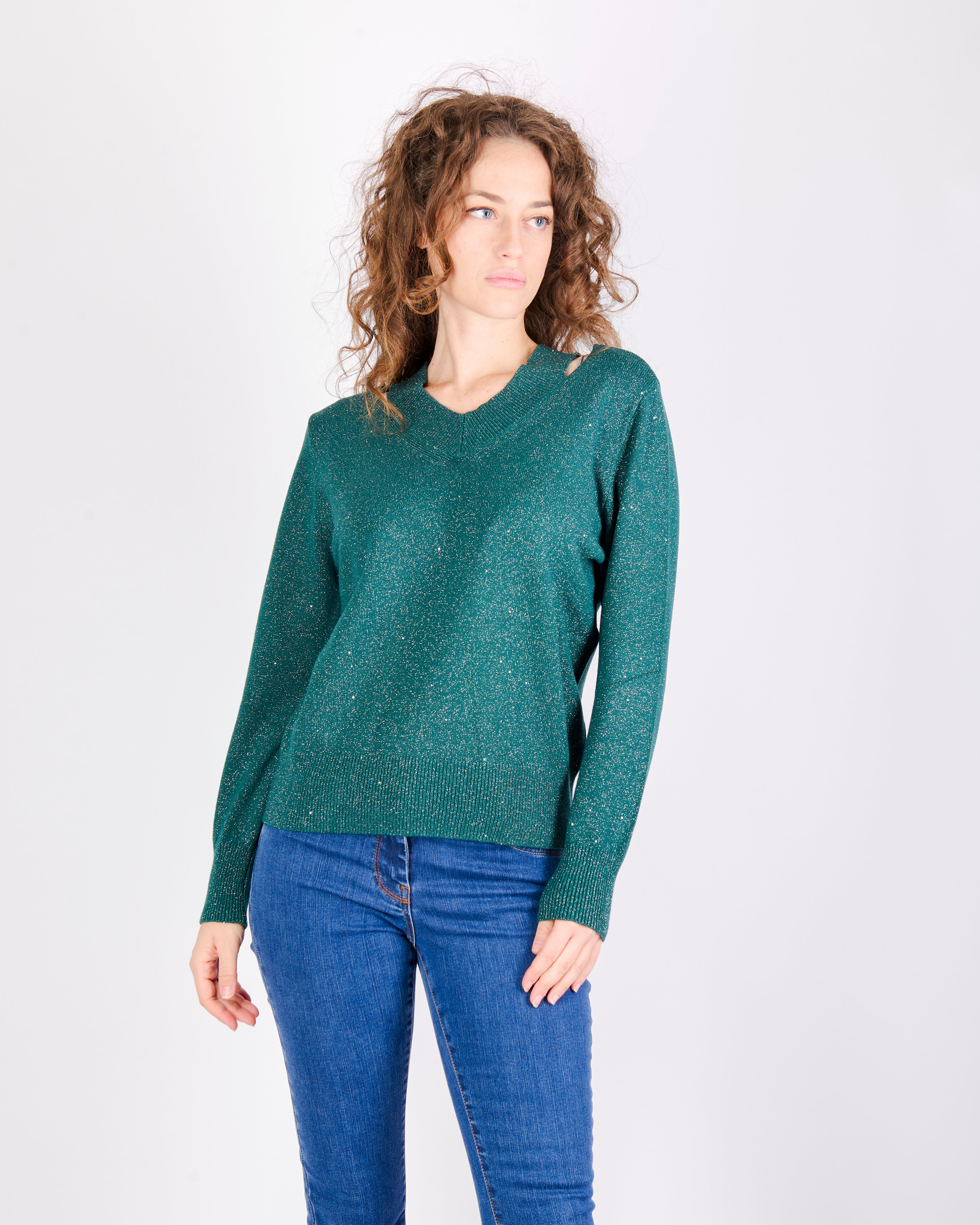 Maglia doppio scollo MONICA