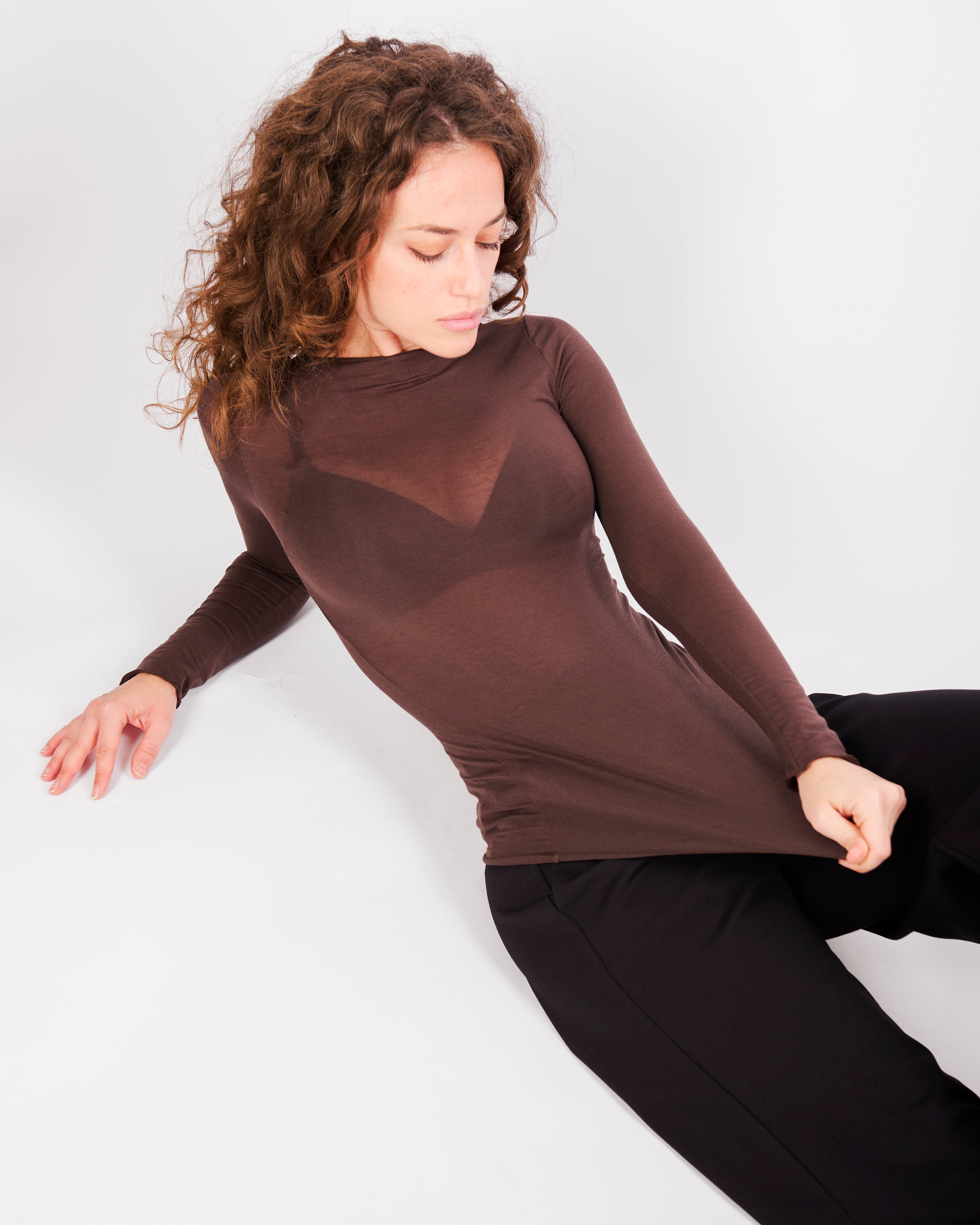 Maglia M. Lunga con Cashmere Barchetta ULTRALIGHT