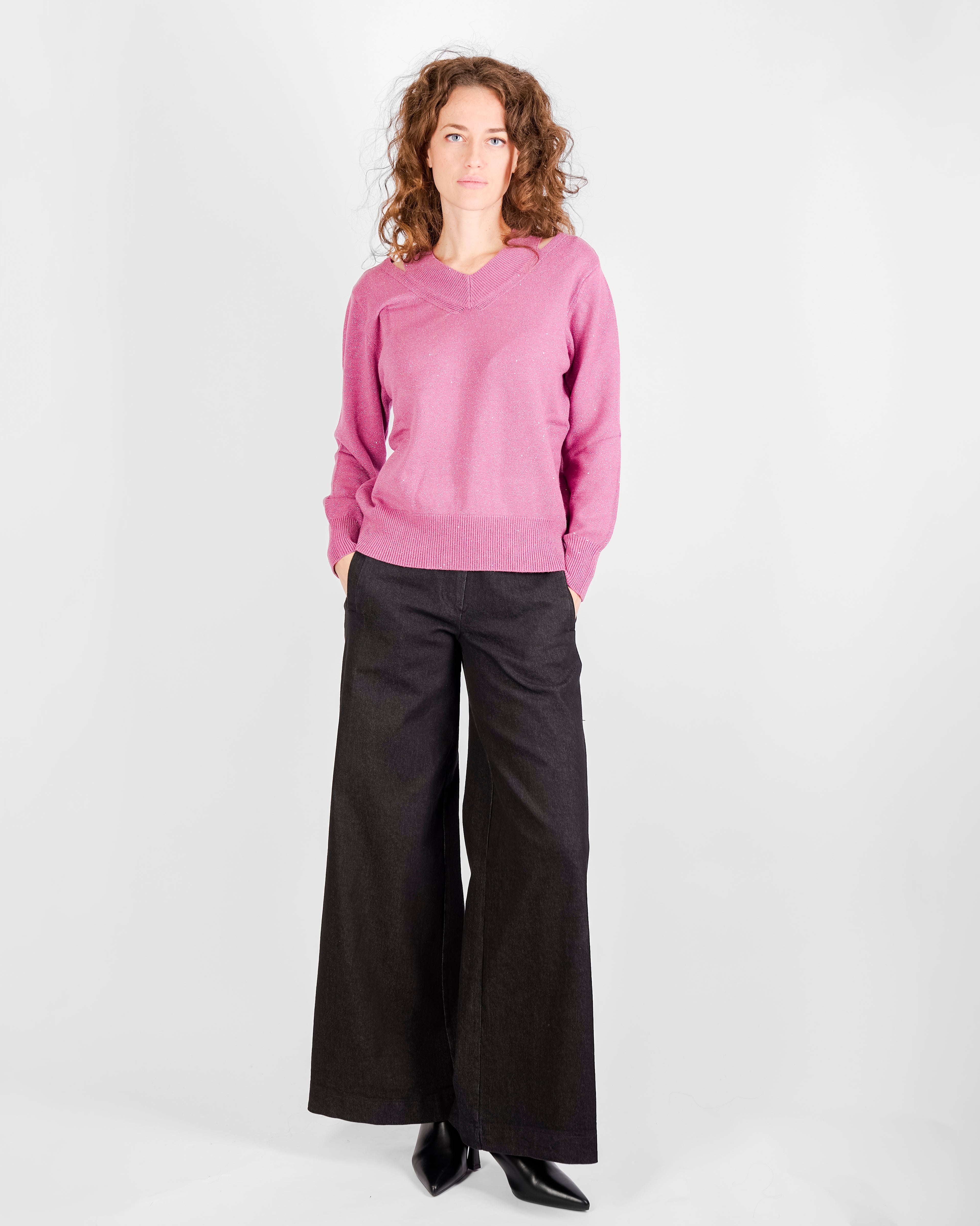 Maglia doppio scollo MONICA