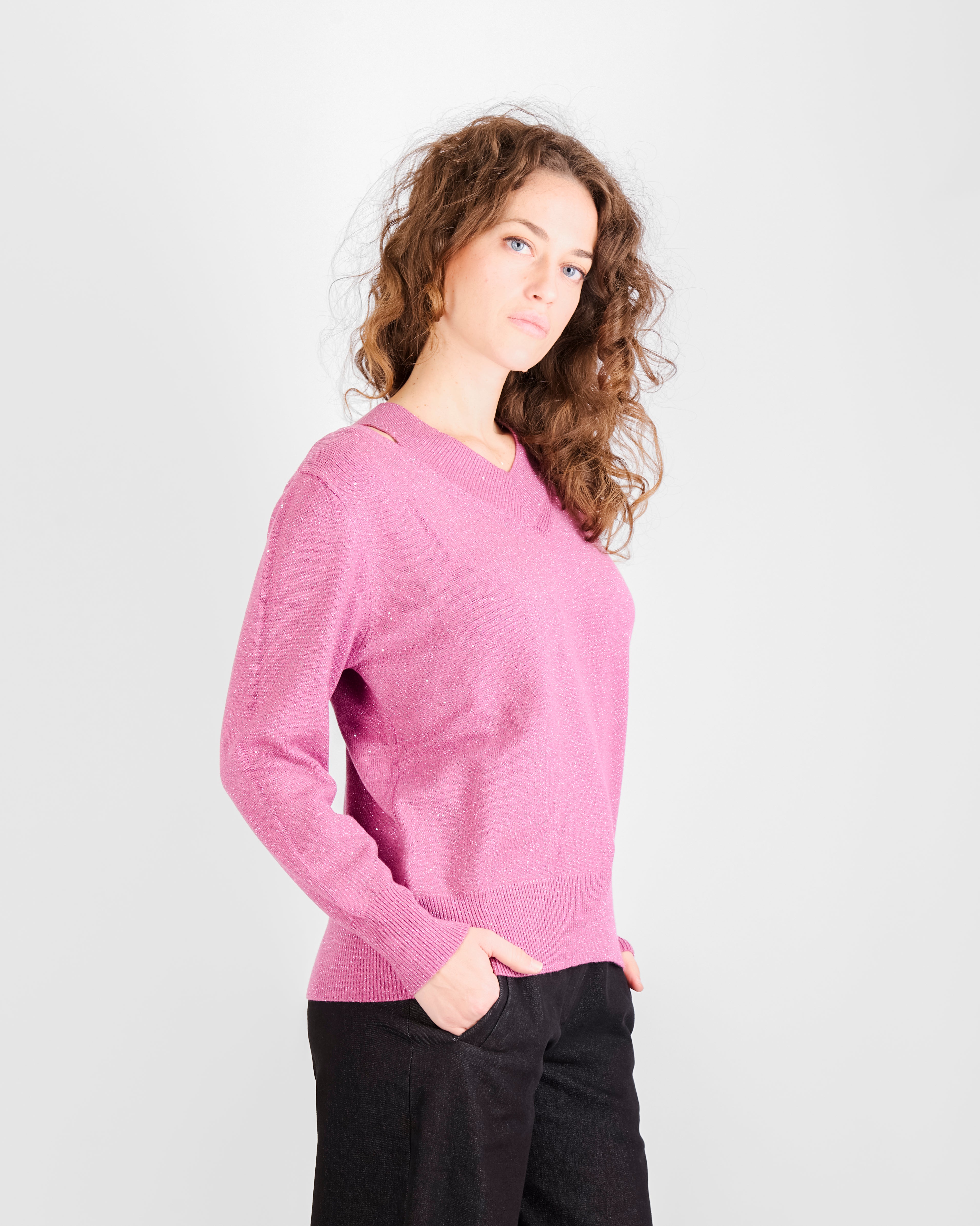 Maglia doppio scollo MONICA
