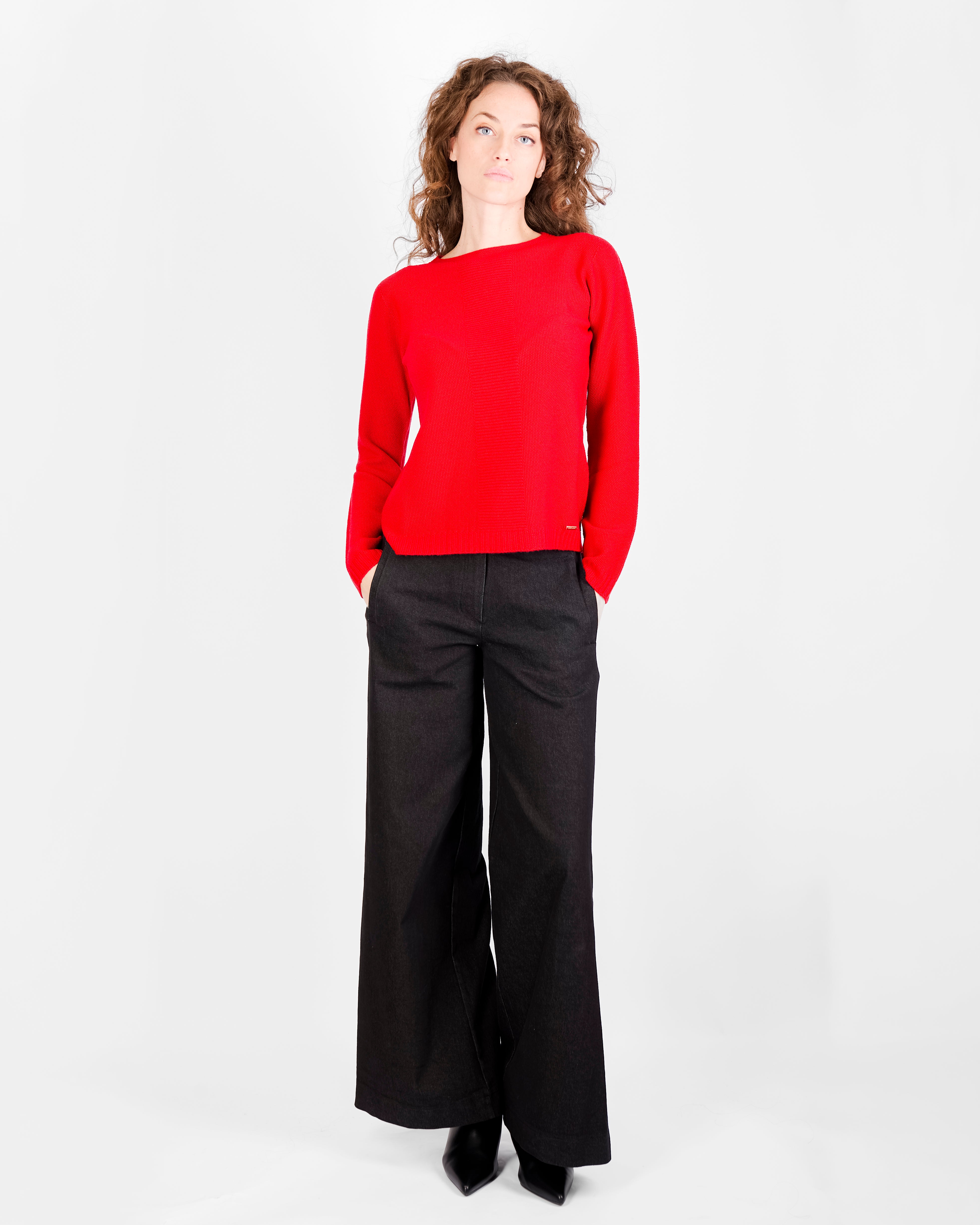 Girocollo grana di riso pura lana CL 1946