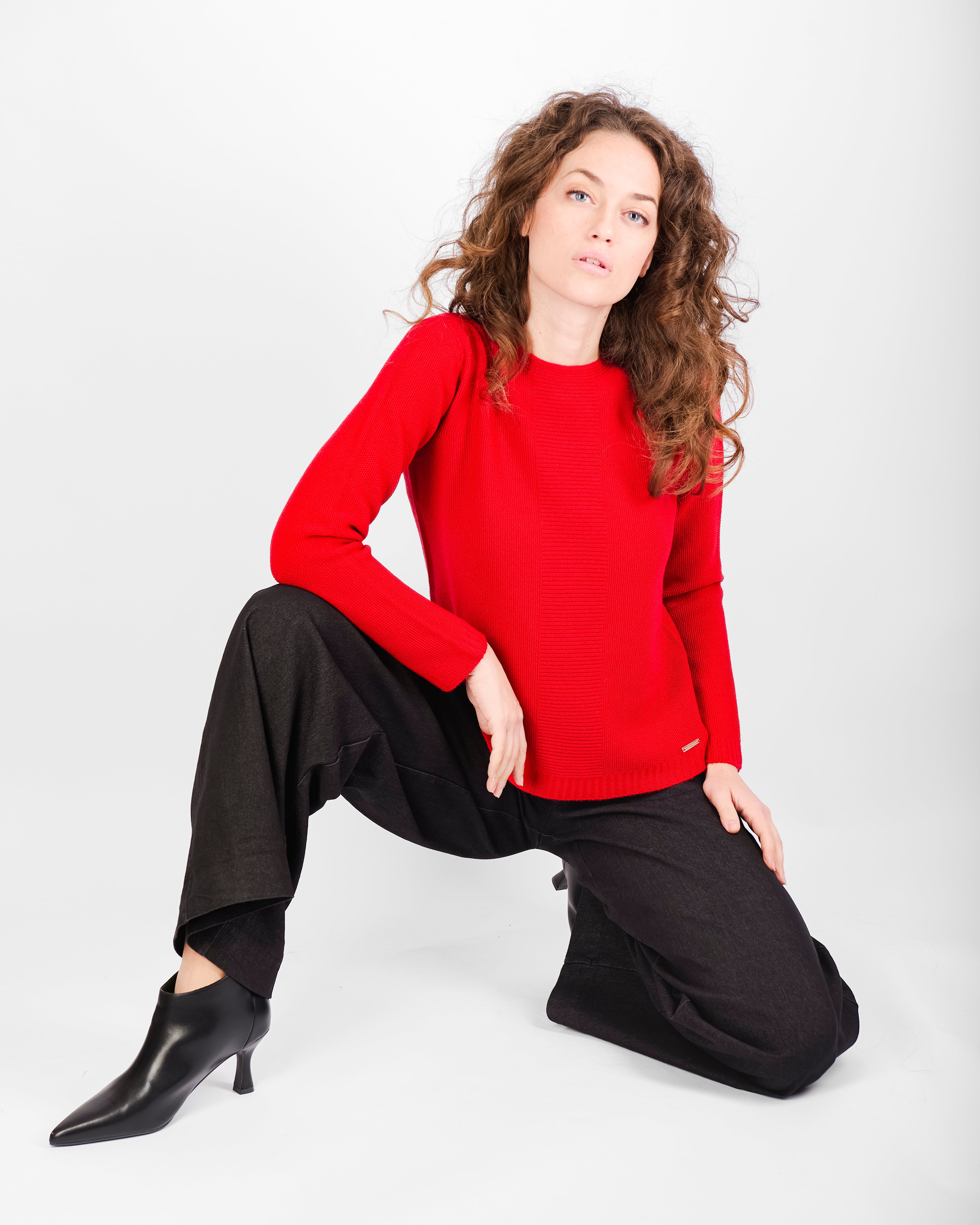 Girocollo grana di riso pura lana CL 1946