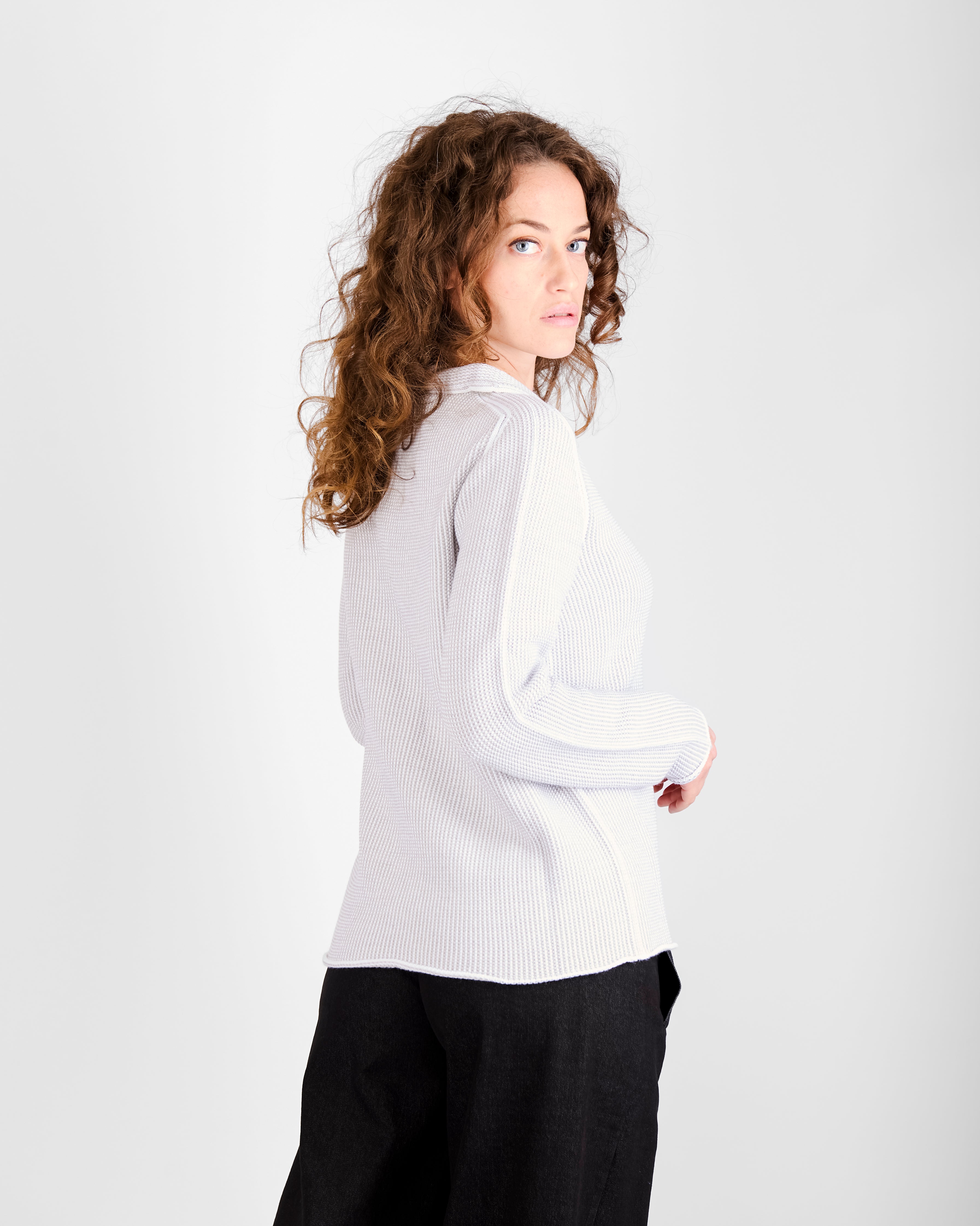 Giacca bottoni pura lana gatto W-255