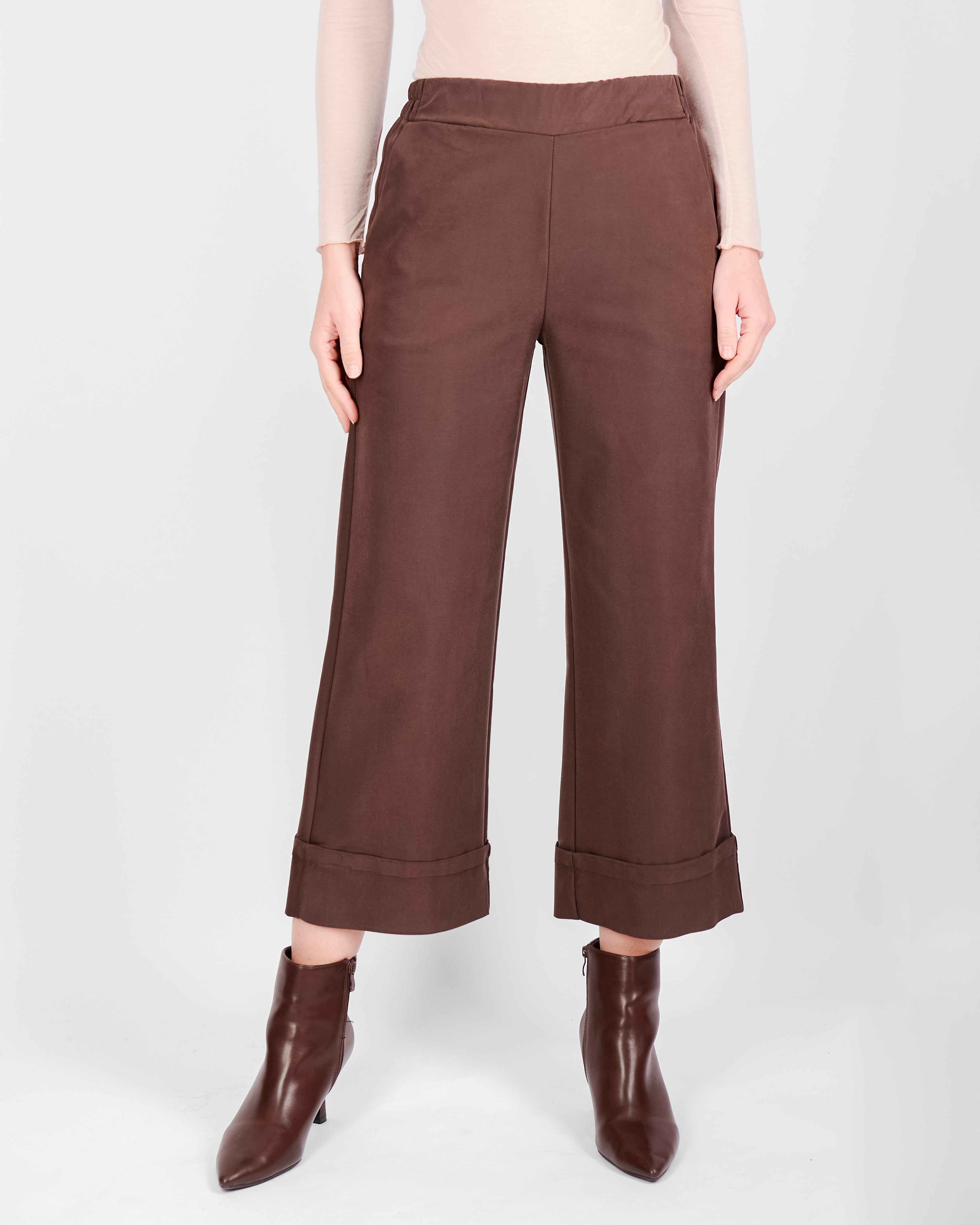 Pantalone risvoltone cupro soft H140/21