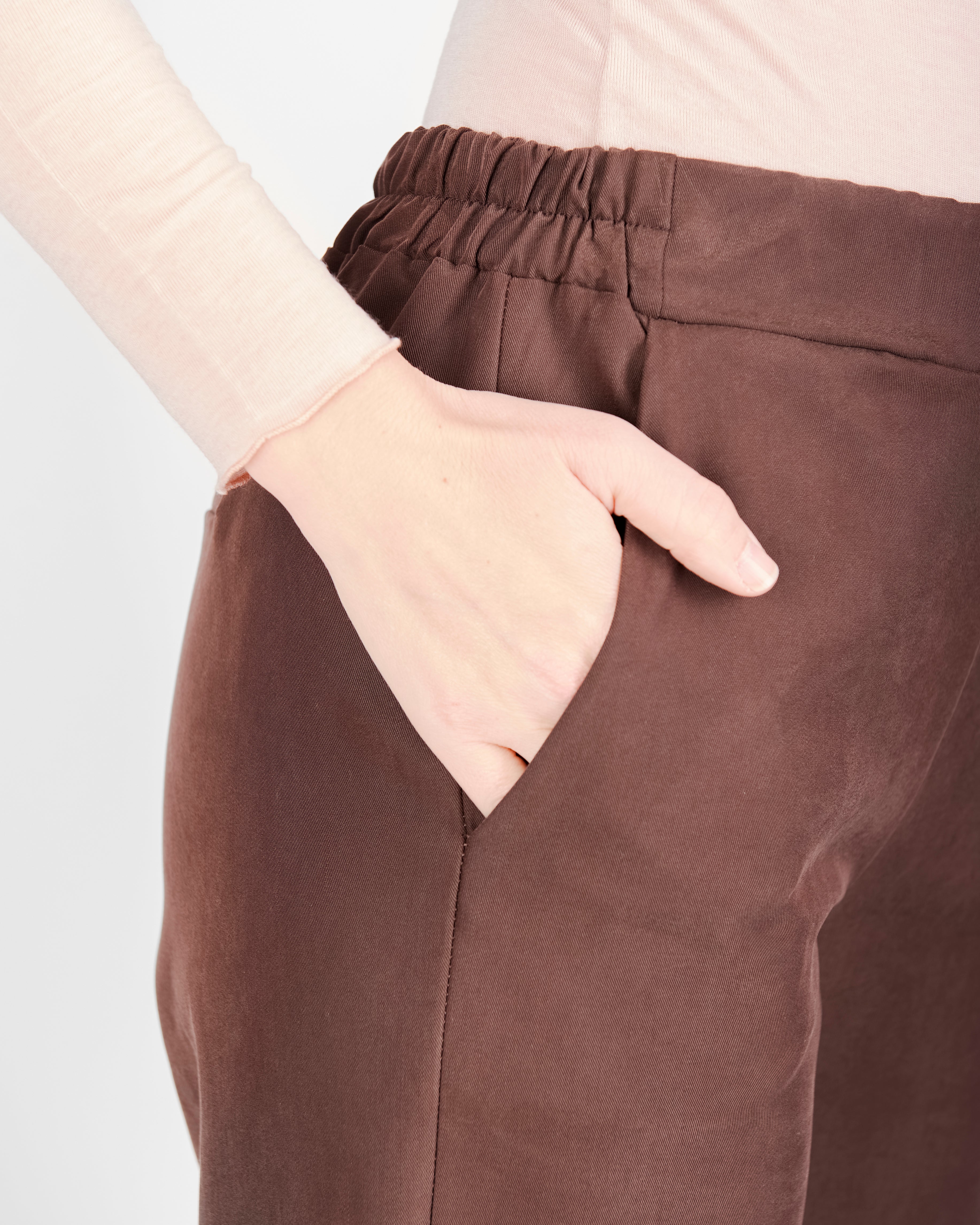 Pantalone risvoltone cupro soft H140/21