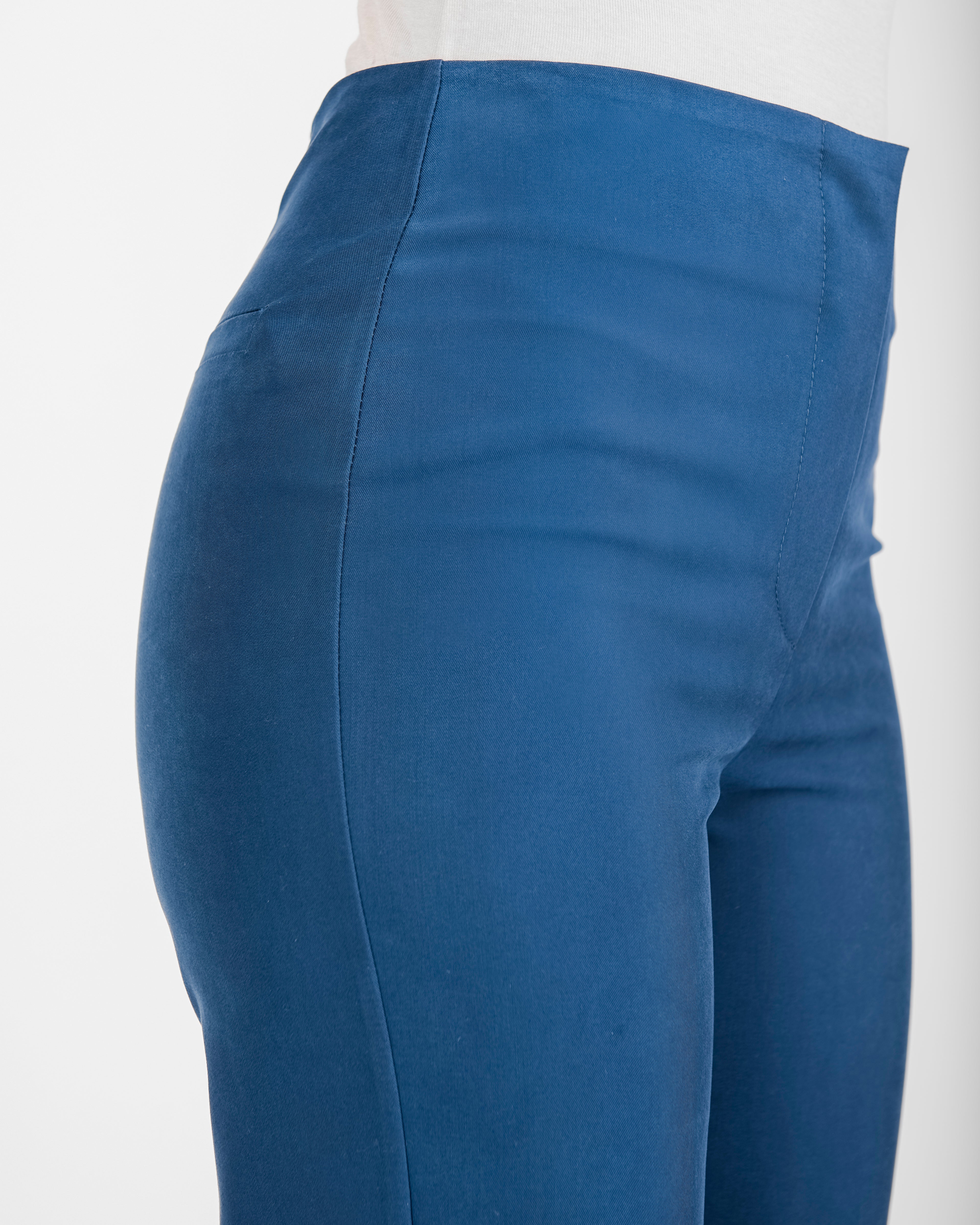 Pantalone pulito zip zampetta cupro soft H144/21