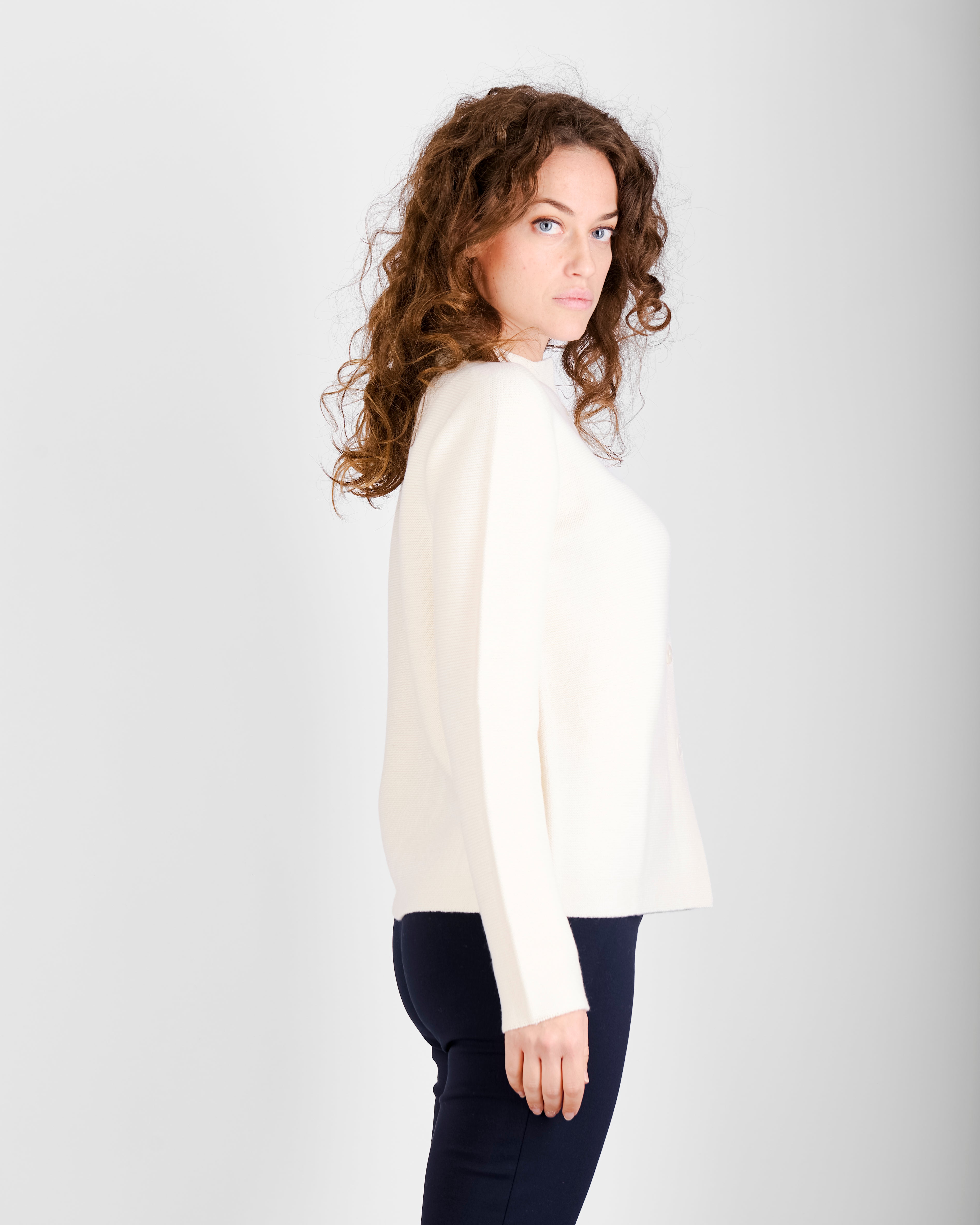 Giacca pura lana aperta links GM24 2114