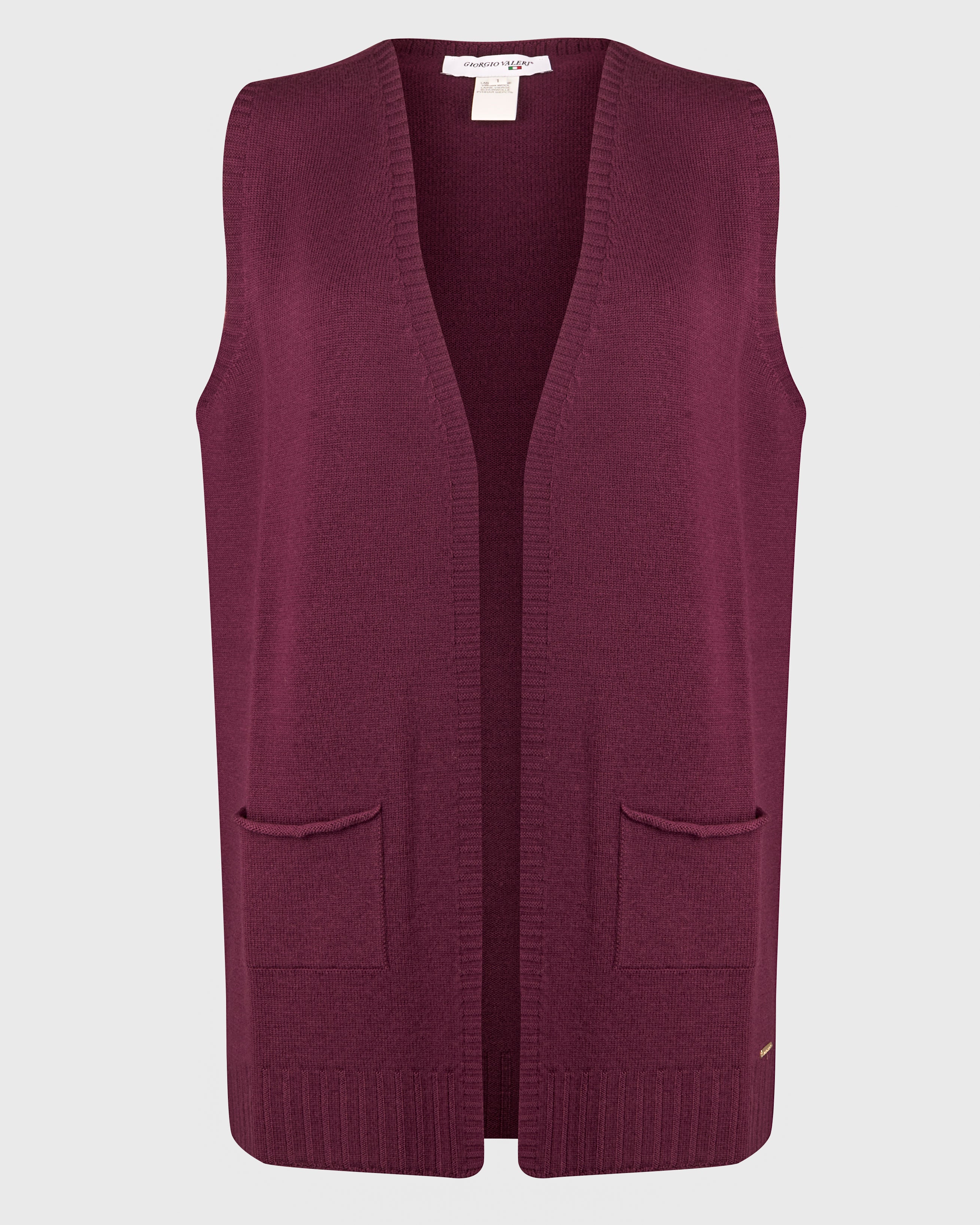 Gilet smanicato con tasche AZ 7241