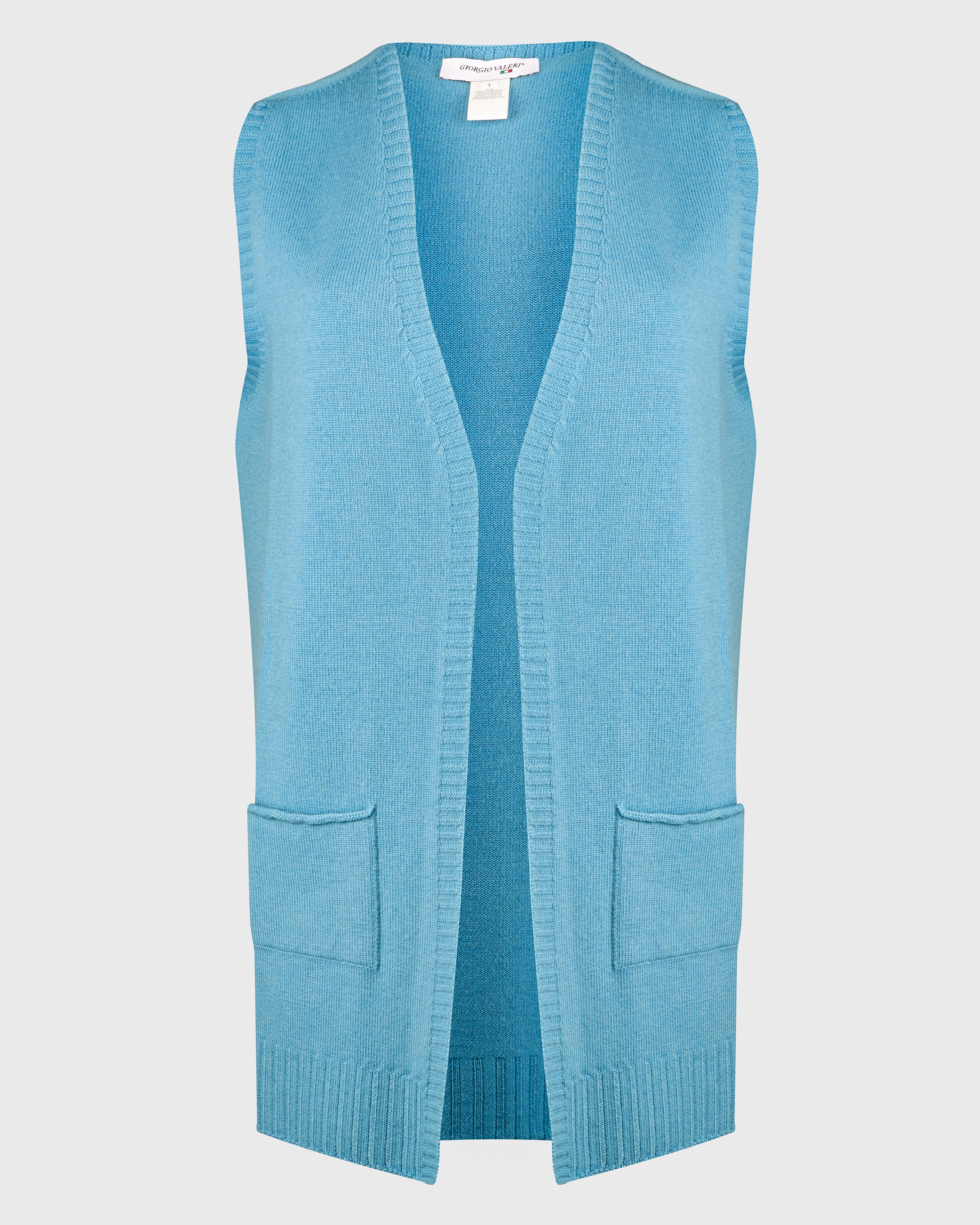 Gilet smanicato con tasche AZ 7241