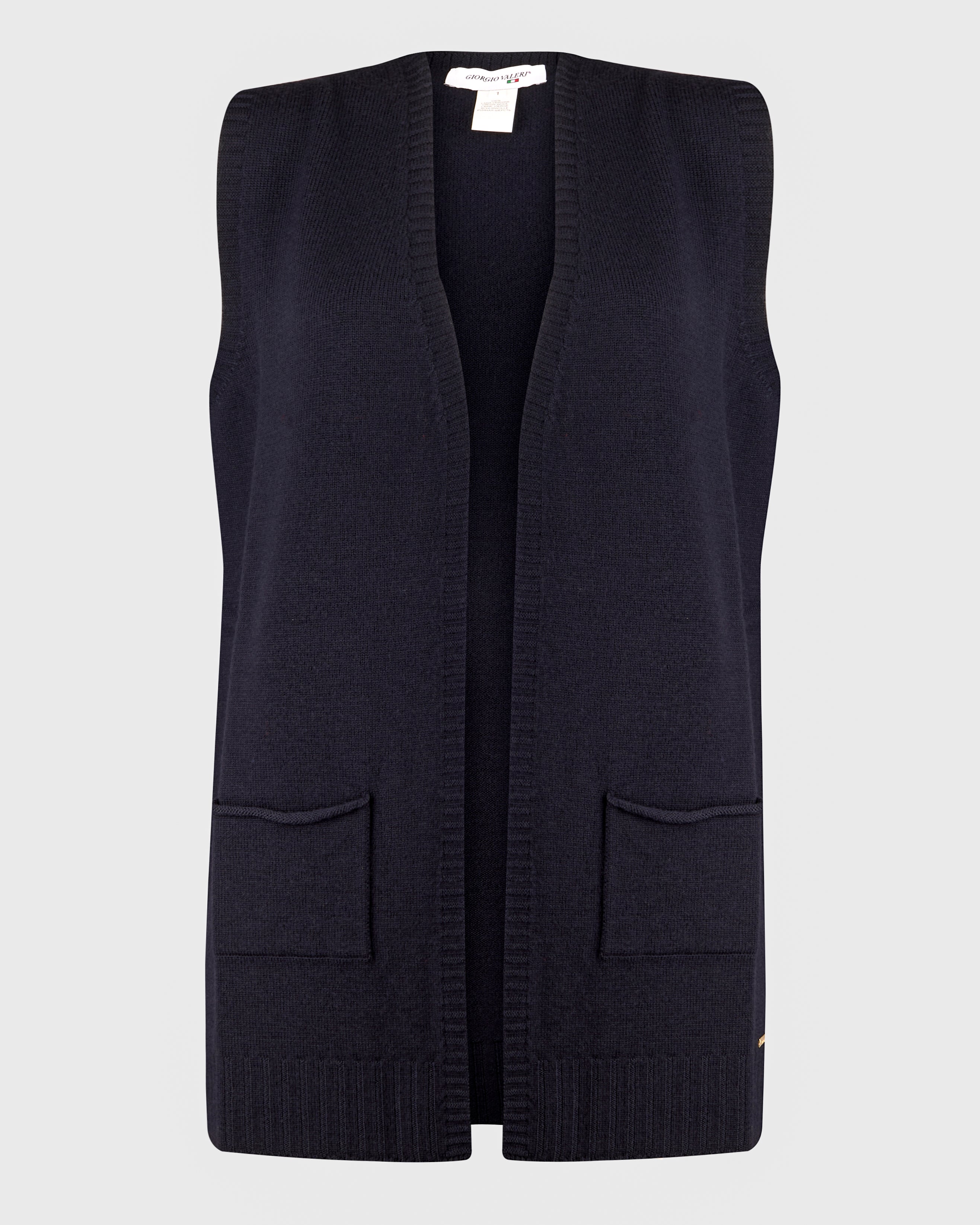 Gilet smanicato con tasche AZ 7241