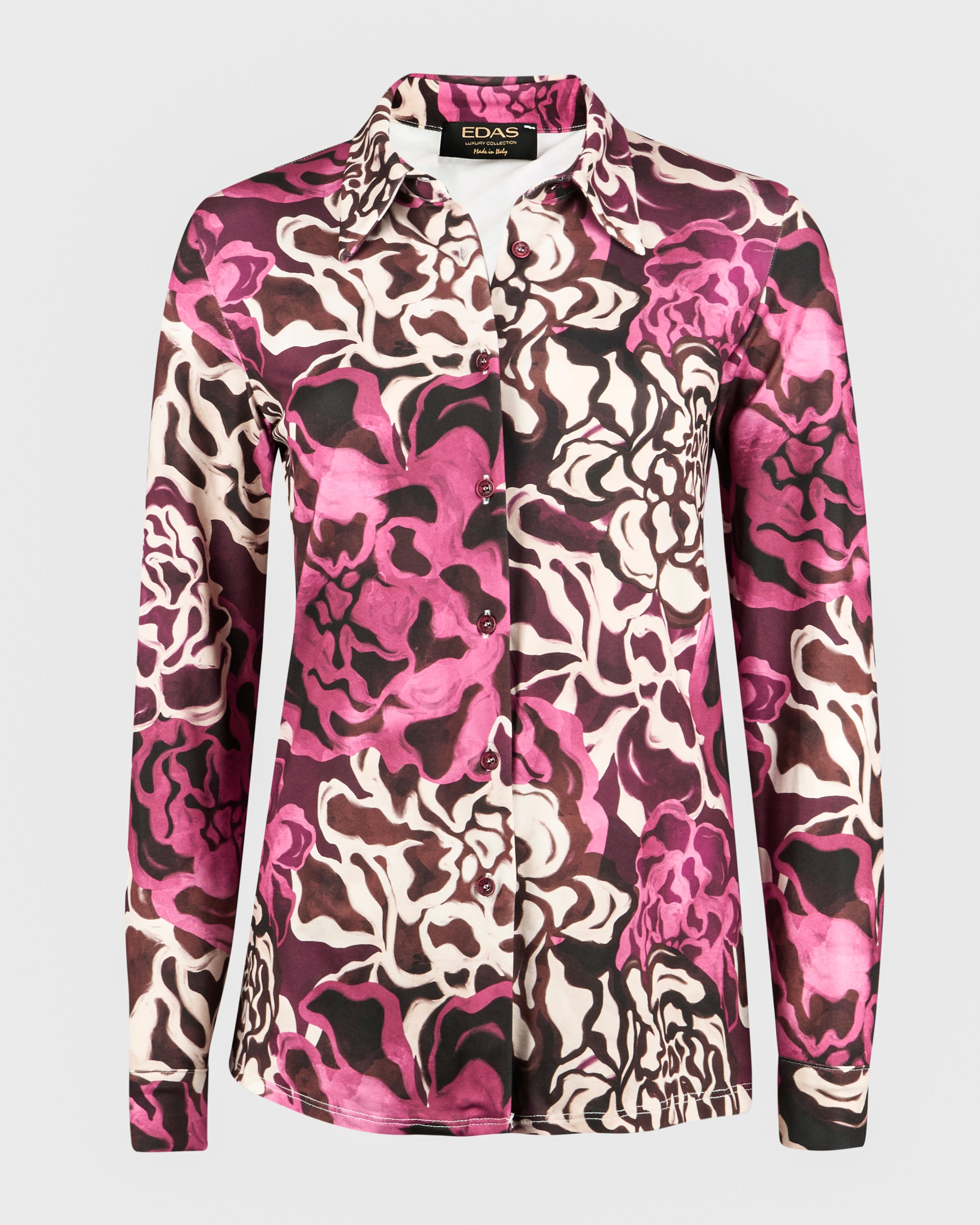 Camicia in jersey fantasia SCULTURA
