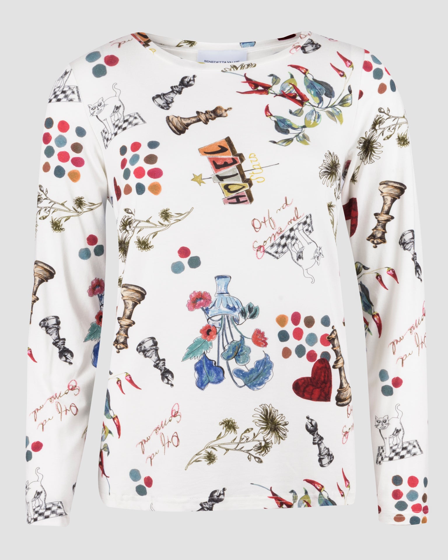 Maglia in viscosa fantasia 25-143