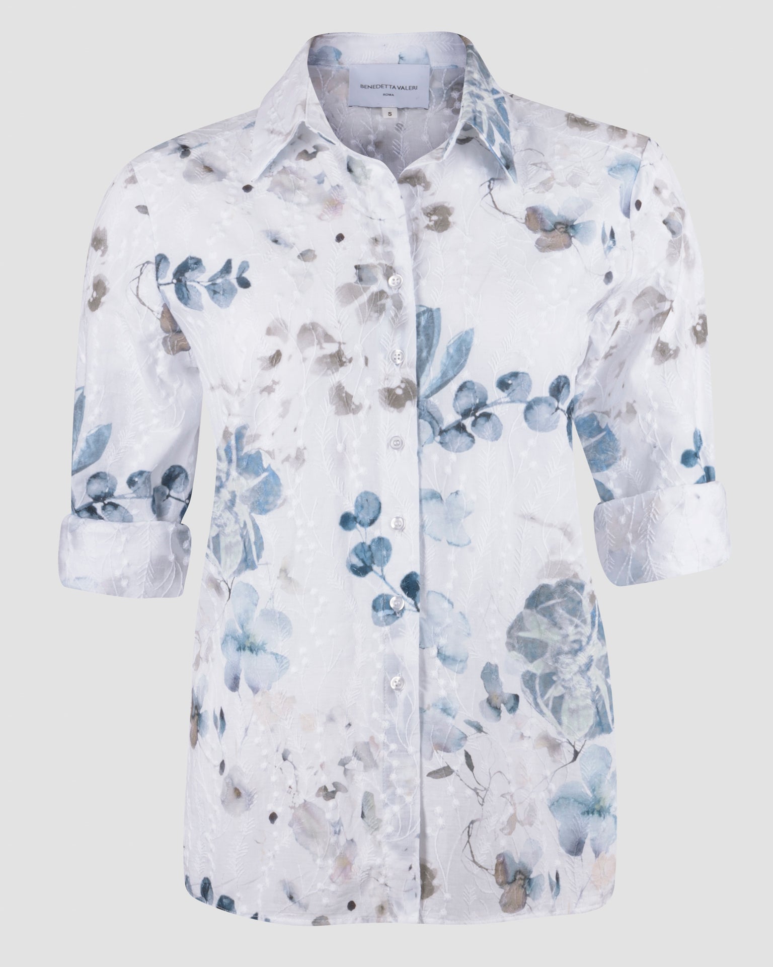 Camicia in cotone fantasia 25-50
