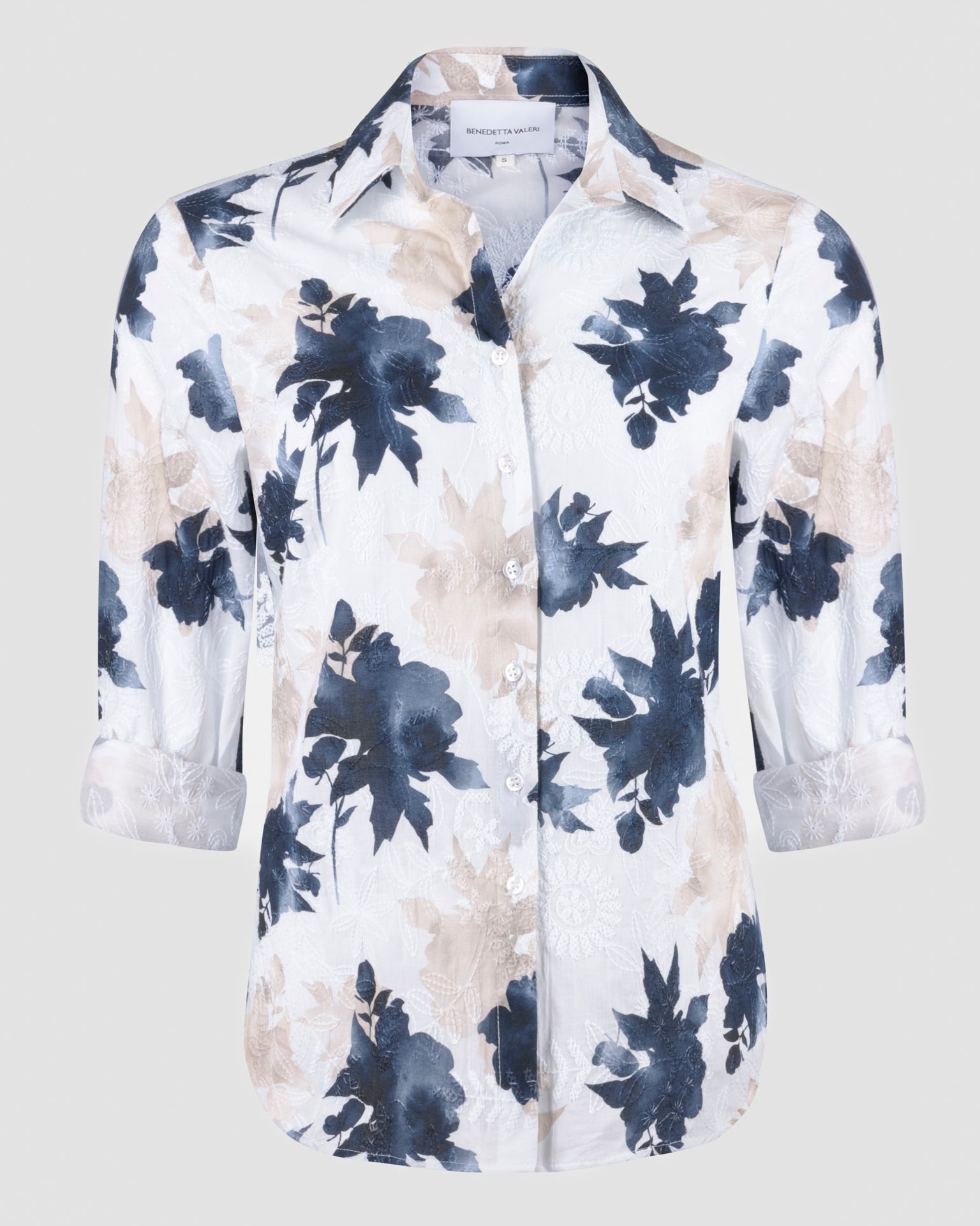 Camicia in cotone fantasia 25-67