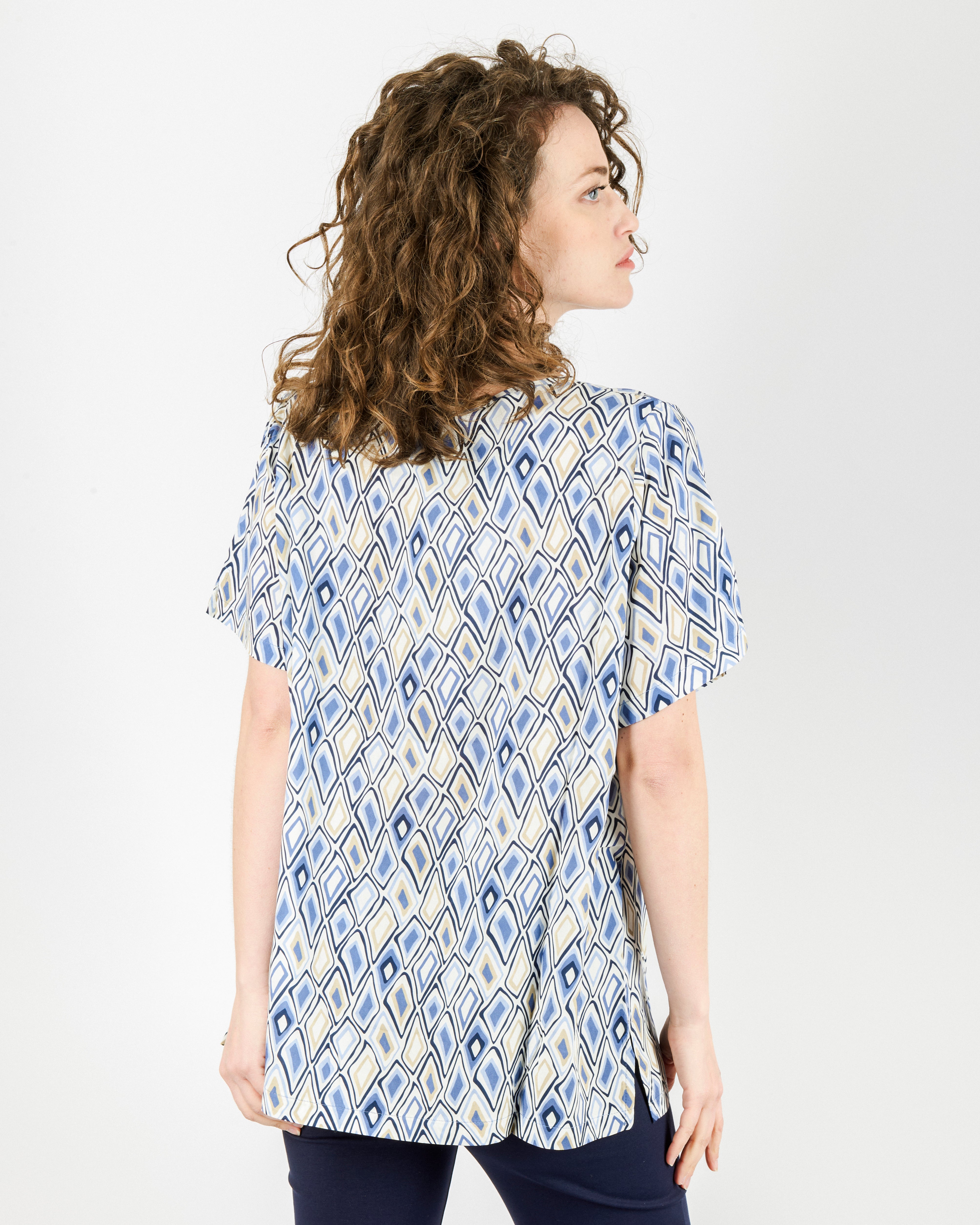Maglia in viscosa fantasia over SIL507