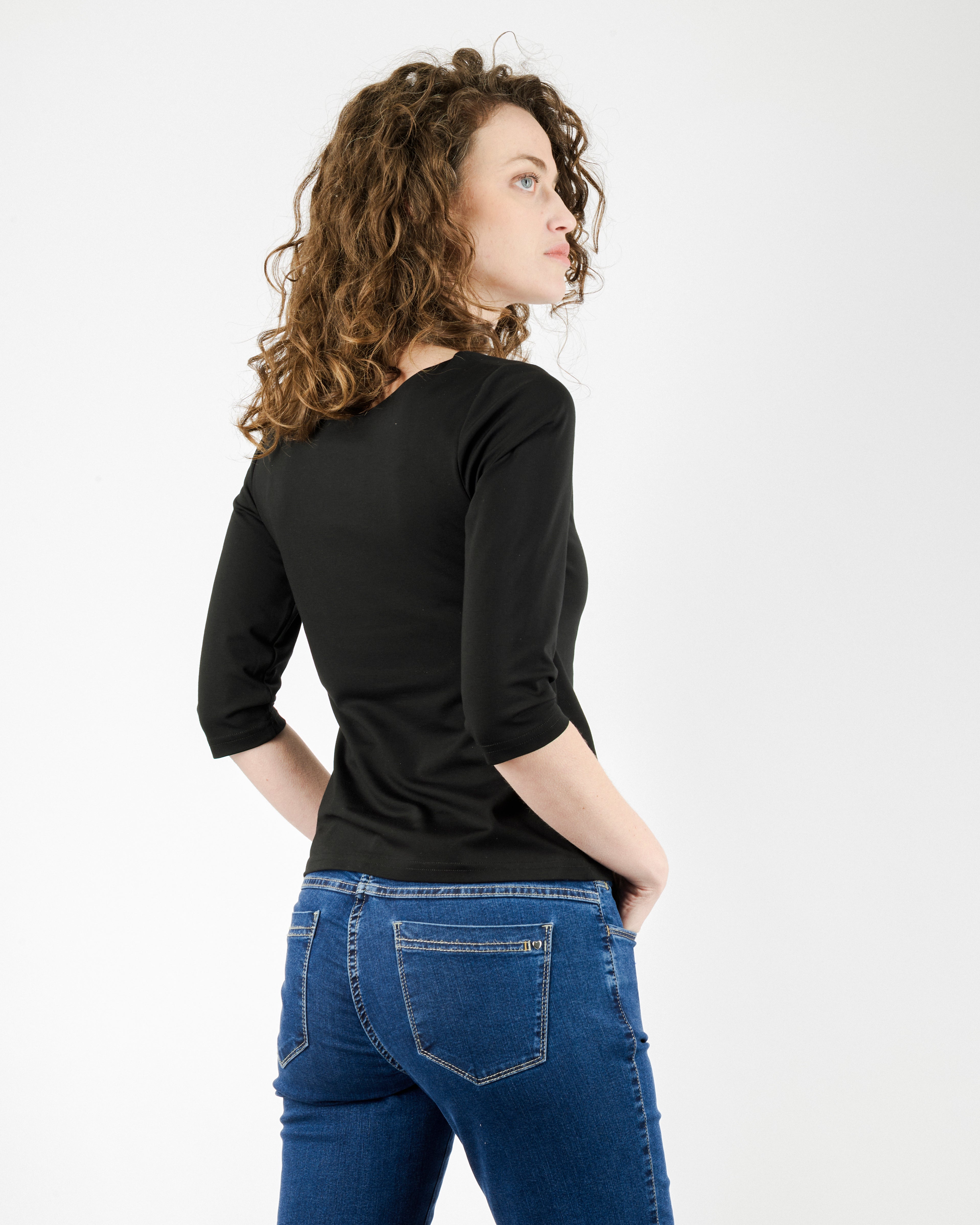 Maglia scollo quadro G413/3