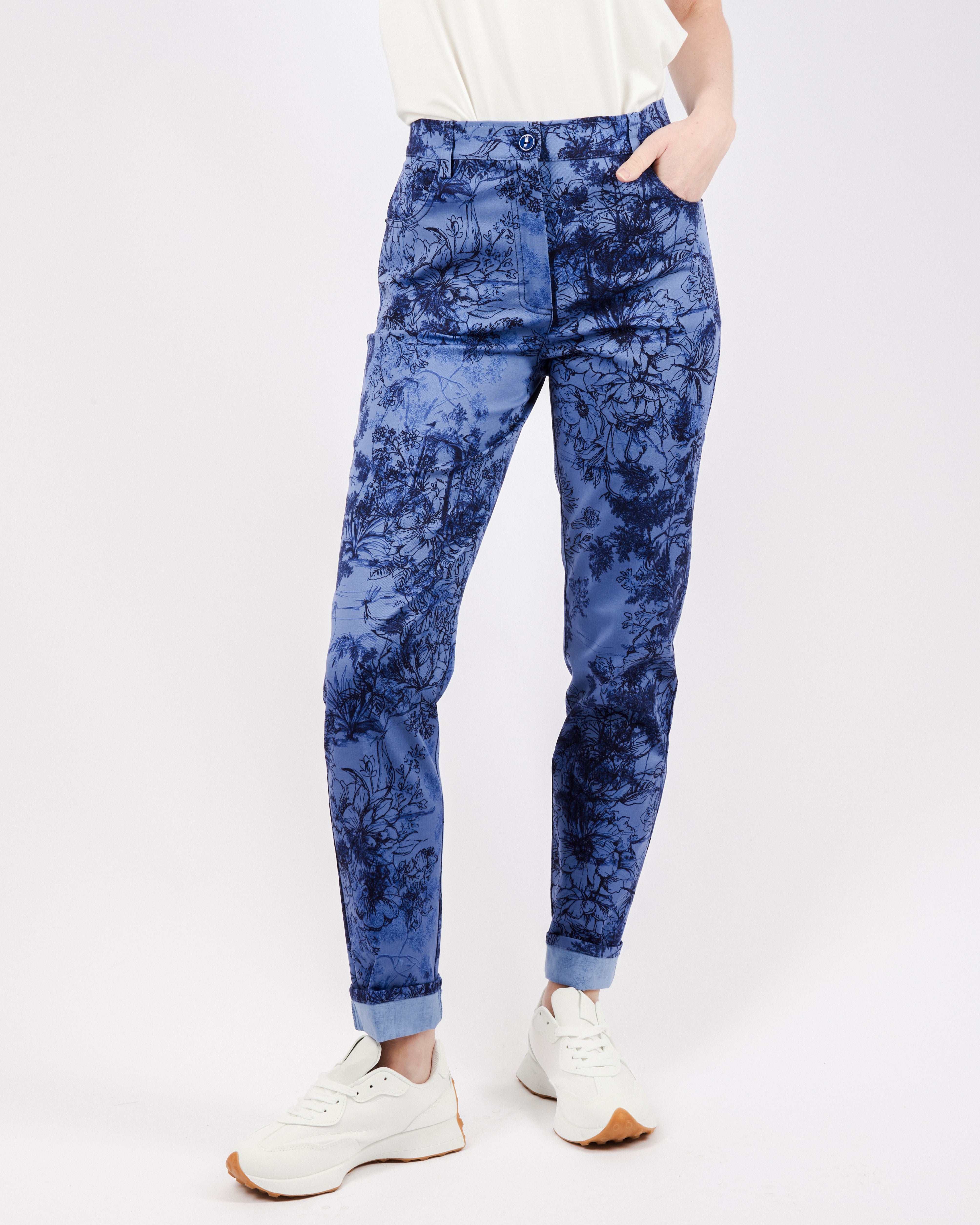Jeans cotone leggero fantasia 17285