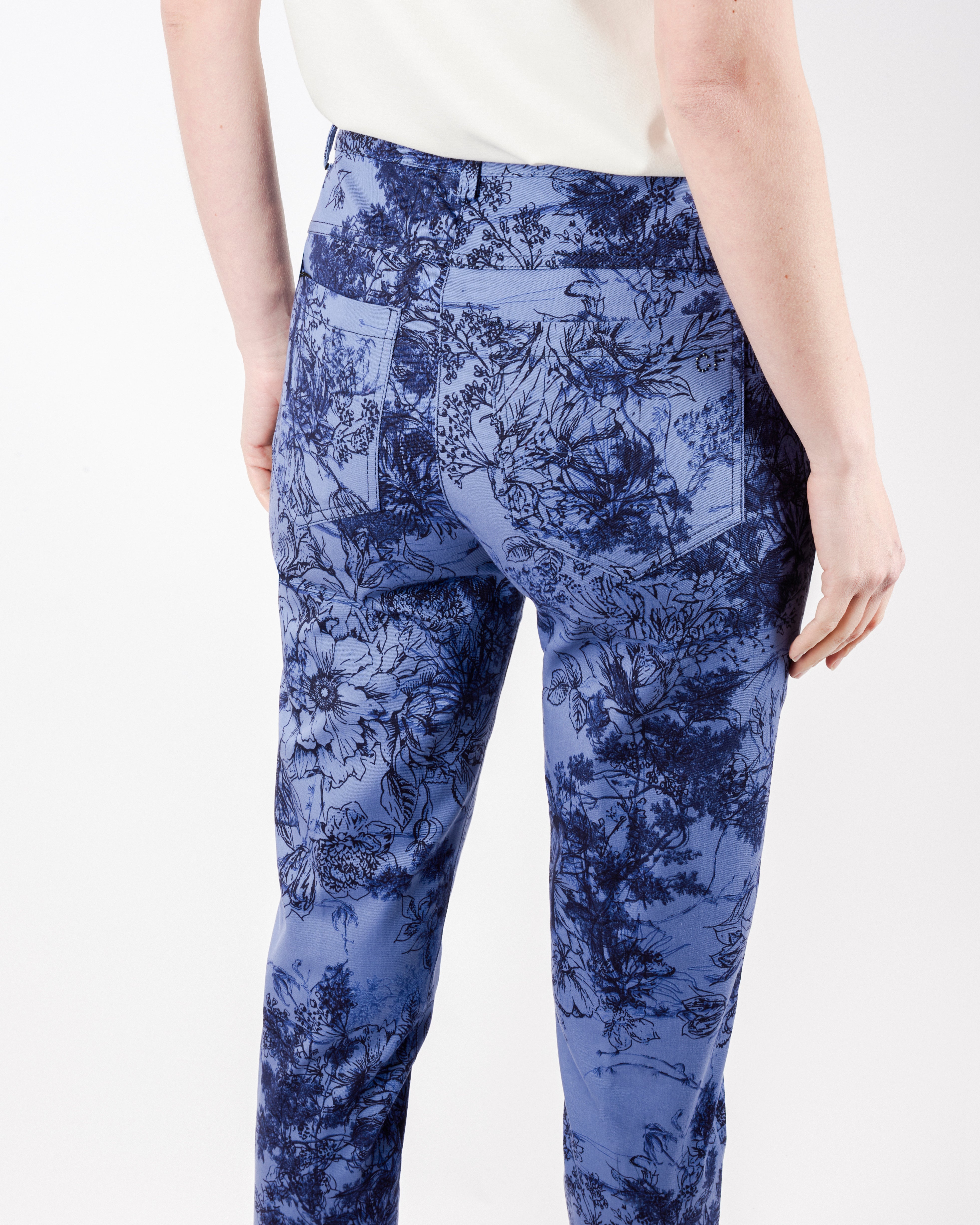 Jeans cotone leggero fantasia 17285
