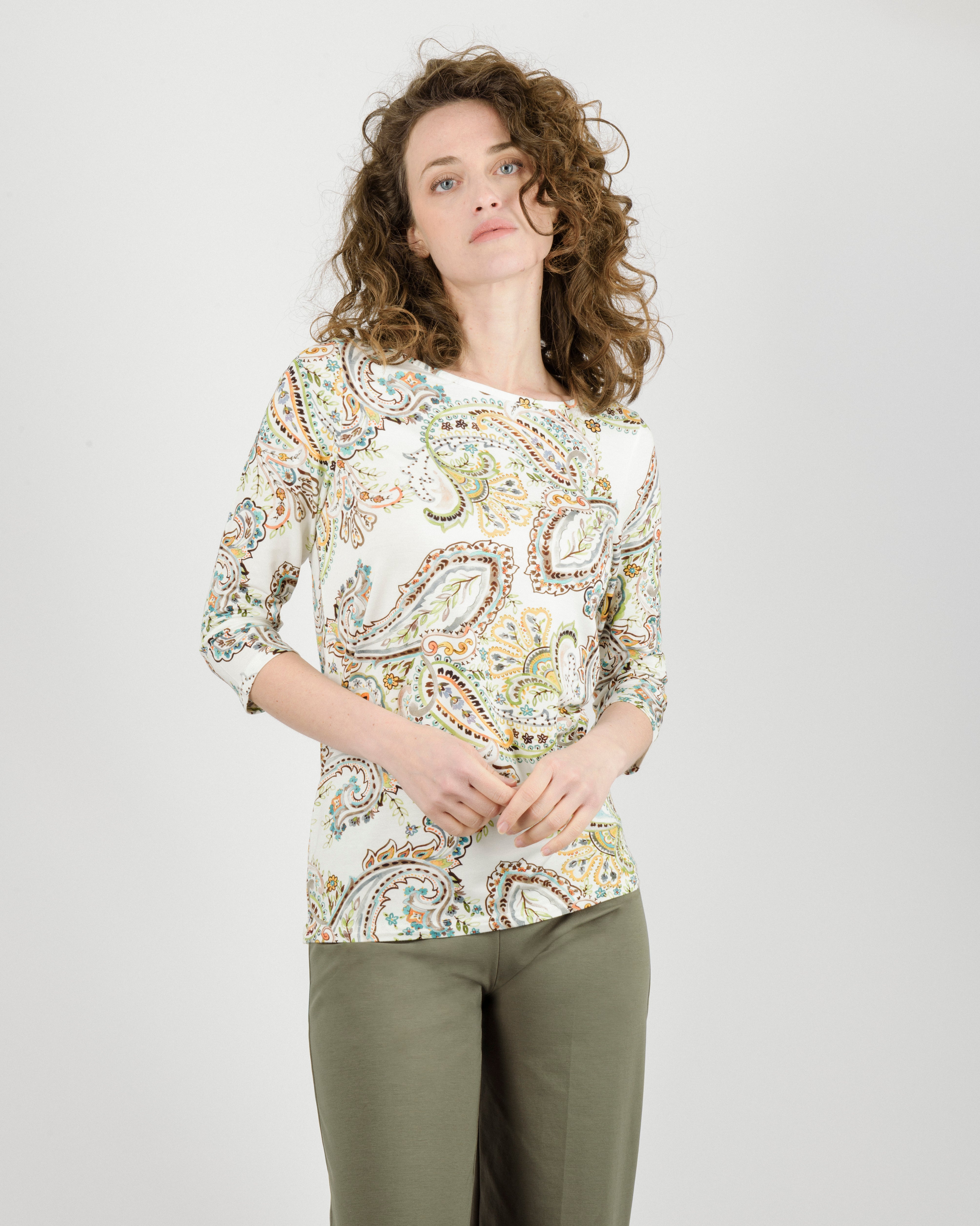 Maglia manica 3/4 fantasia 605/07