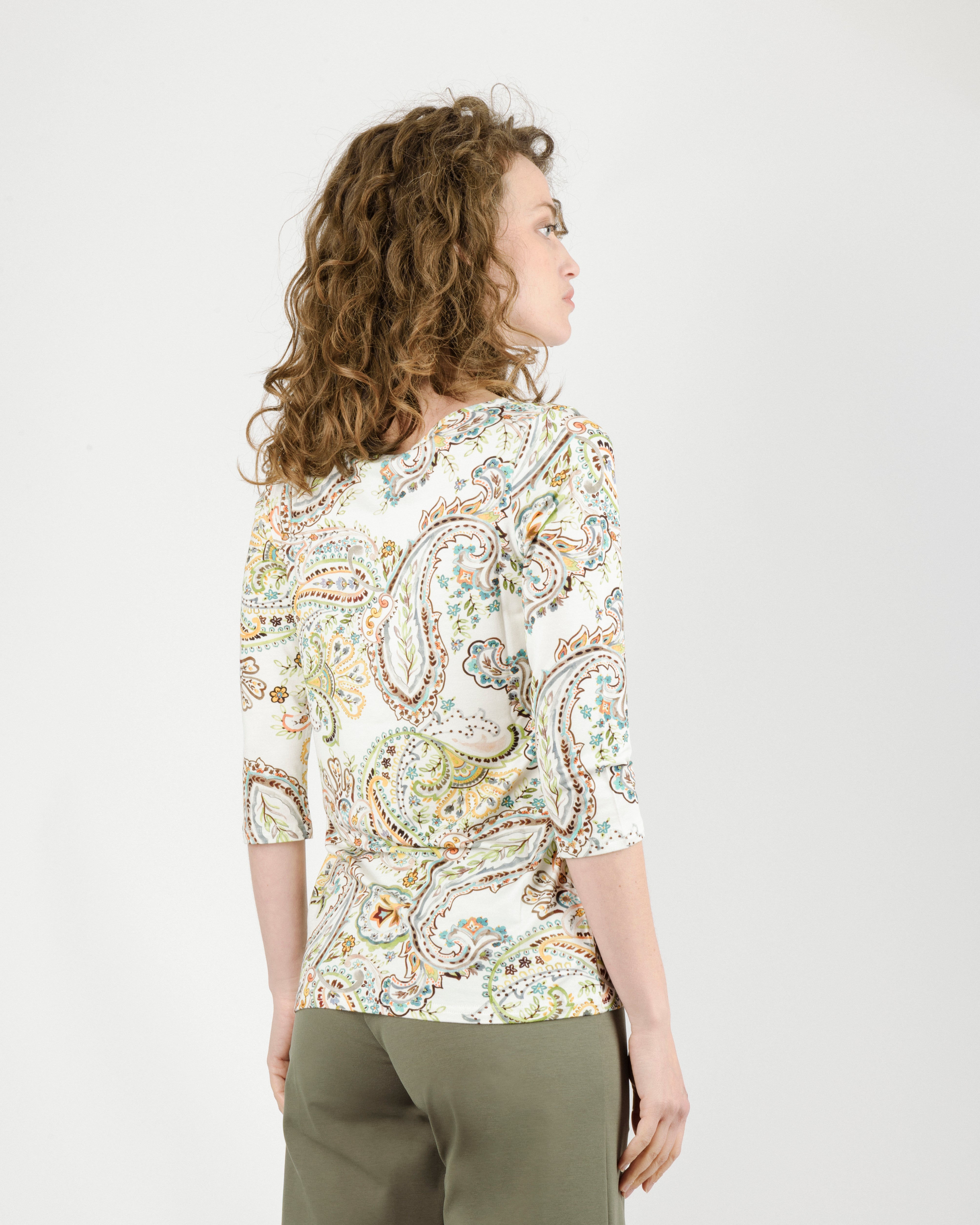 Maglia manica 3/4 fantasia 605/07