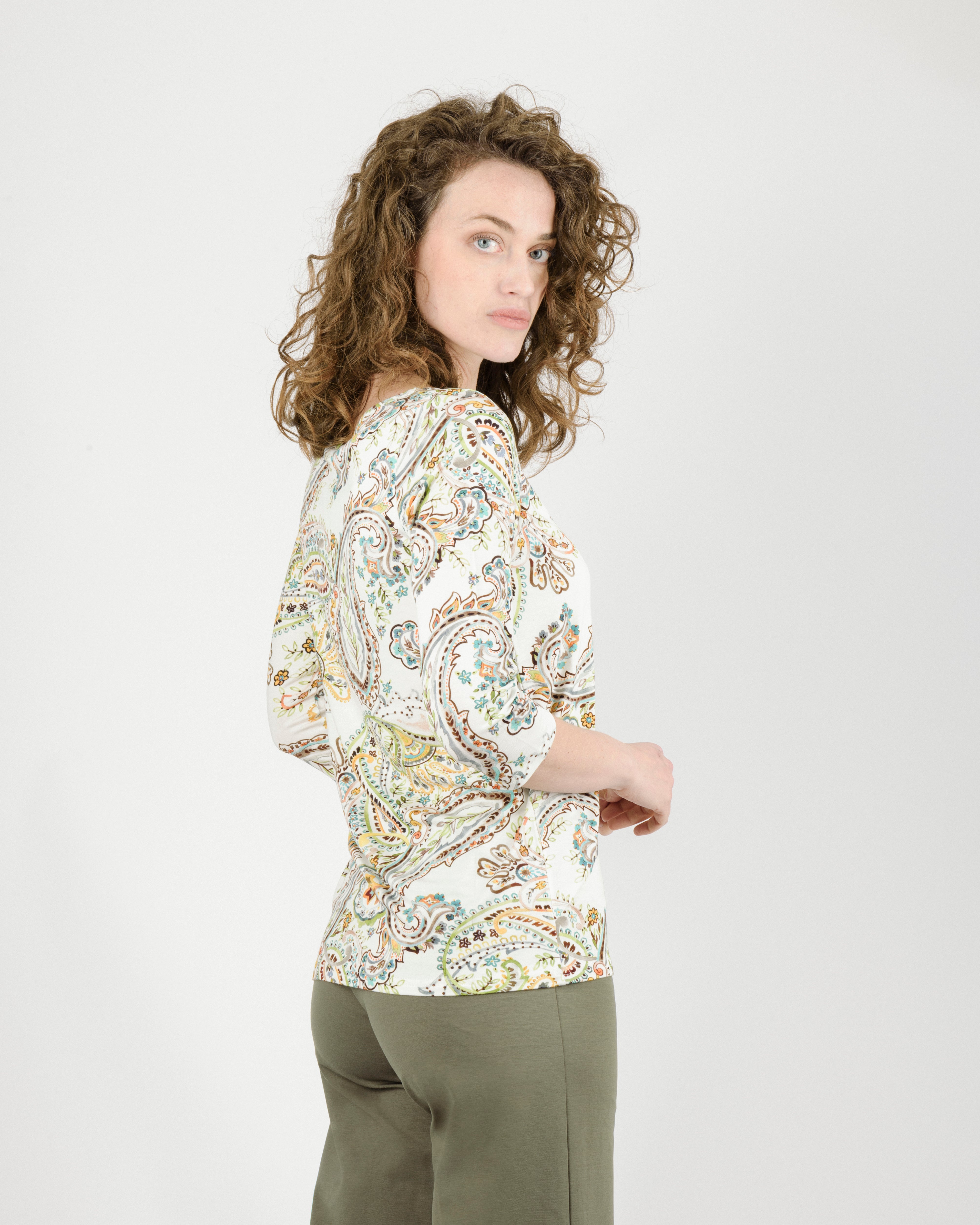 Maglia manica 3/4 fantasia 605/07