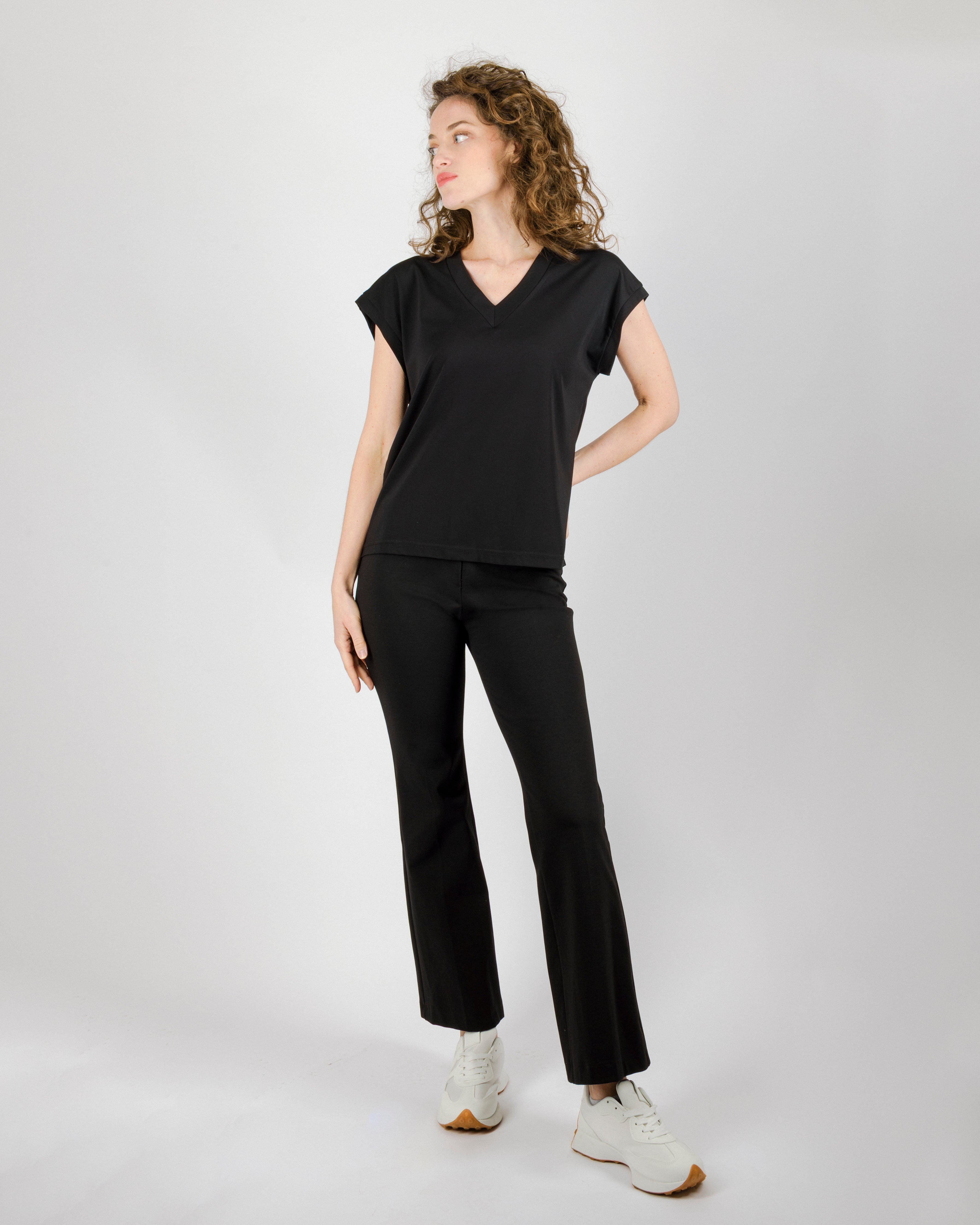 Maglia scollo V mezza manica G423/3