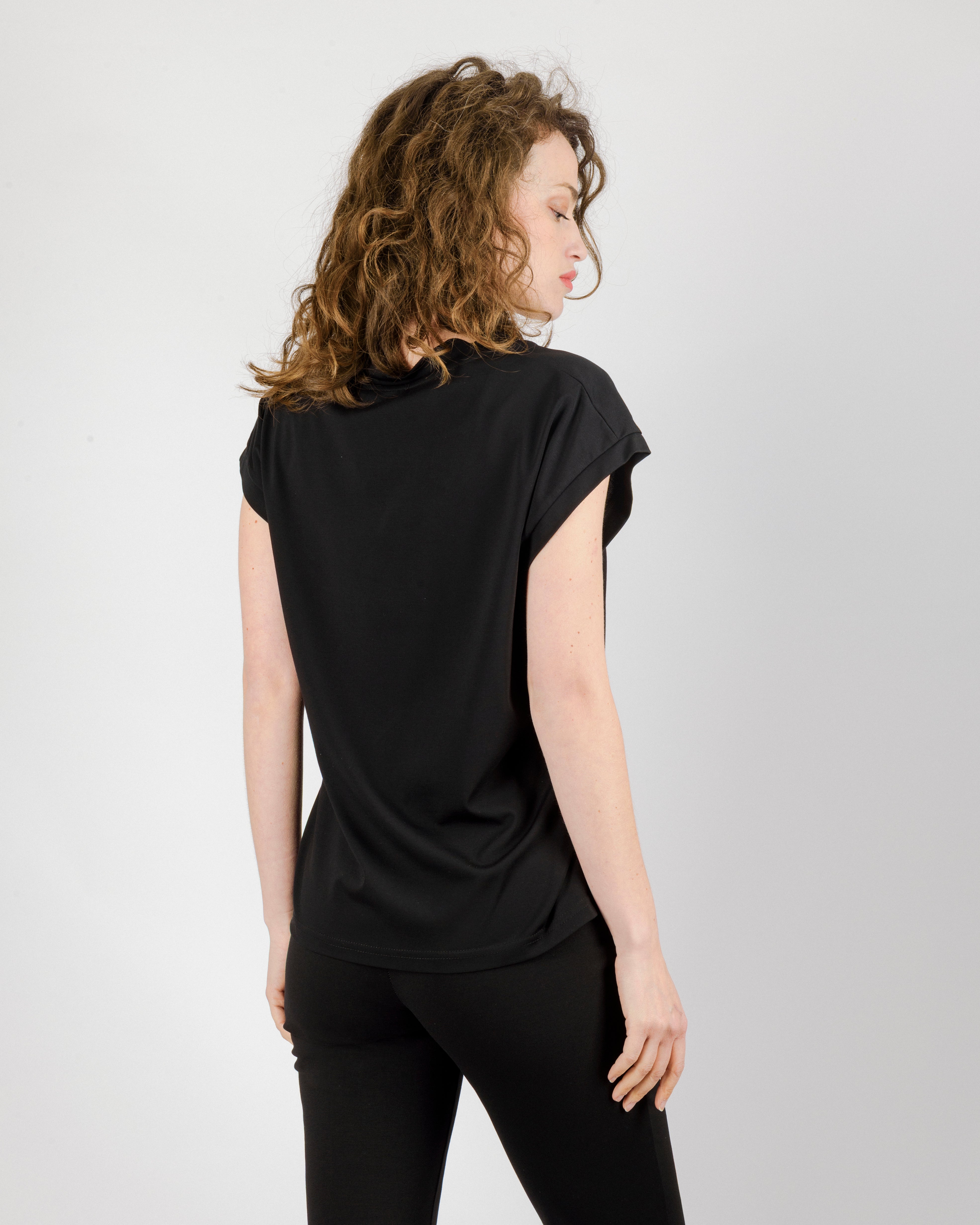 Maglia scollo V mezza manica G423/3