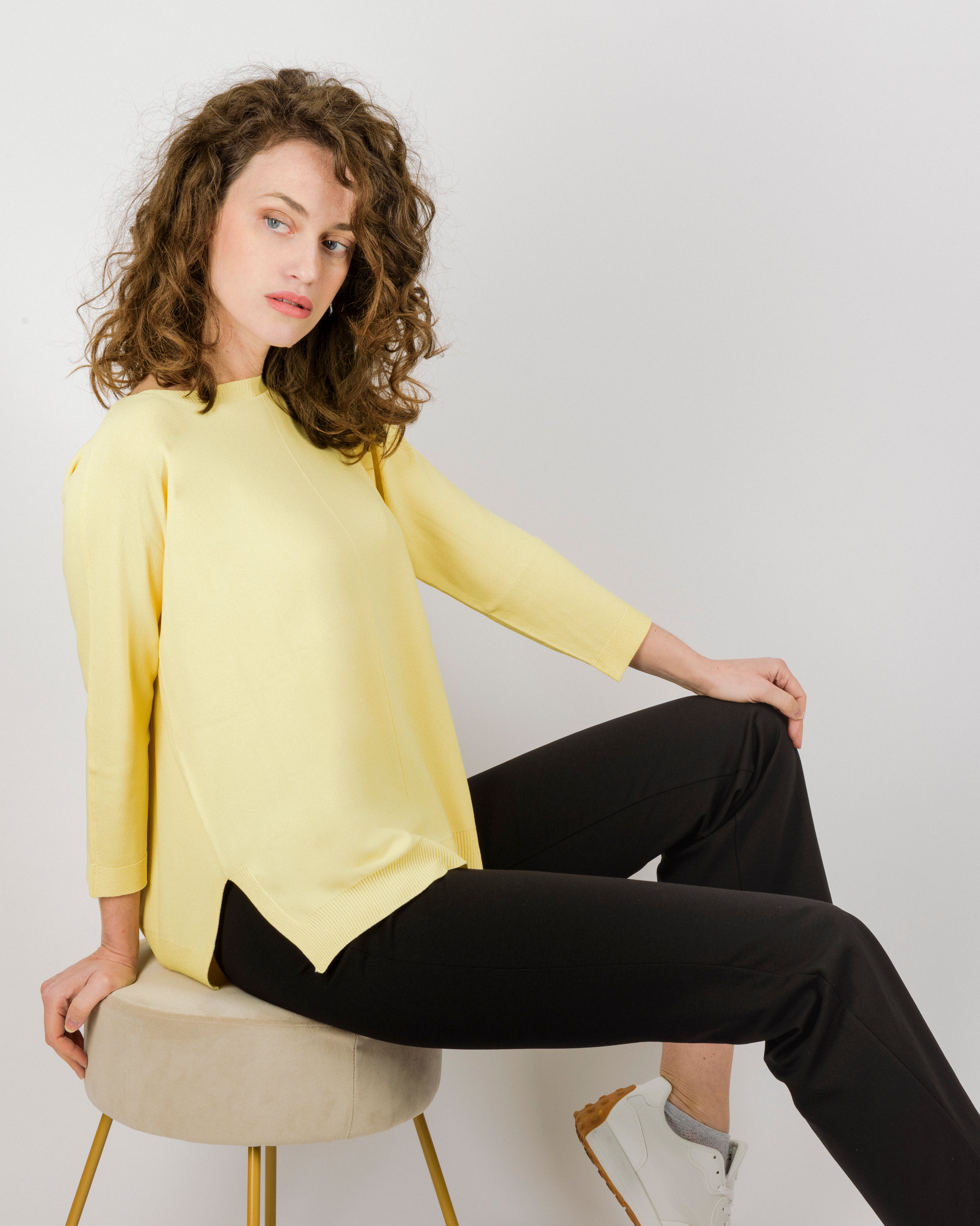 Maglia scollo barchetta specchetto 92923