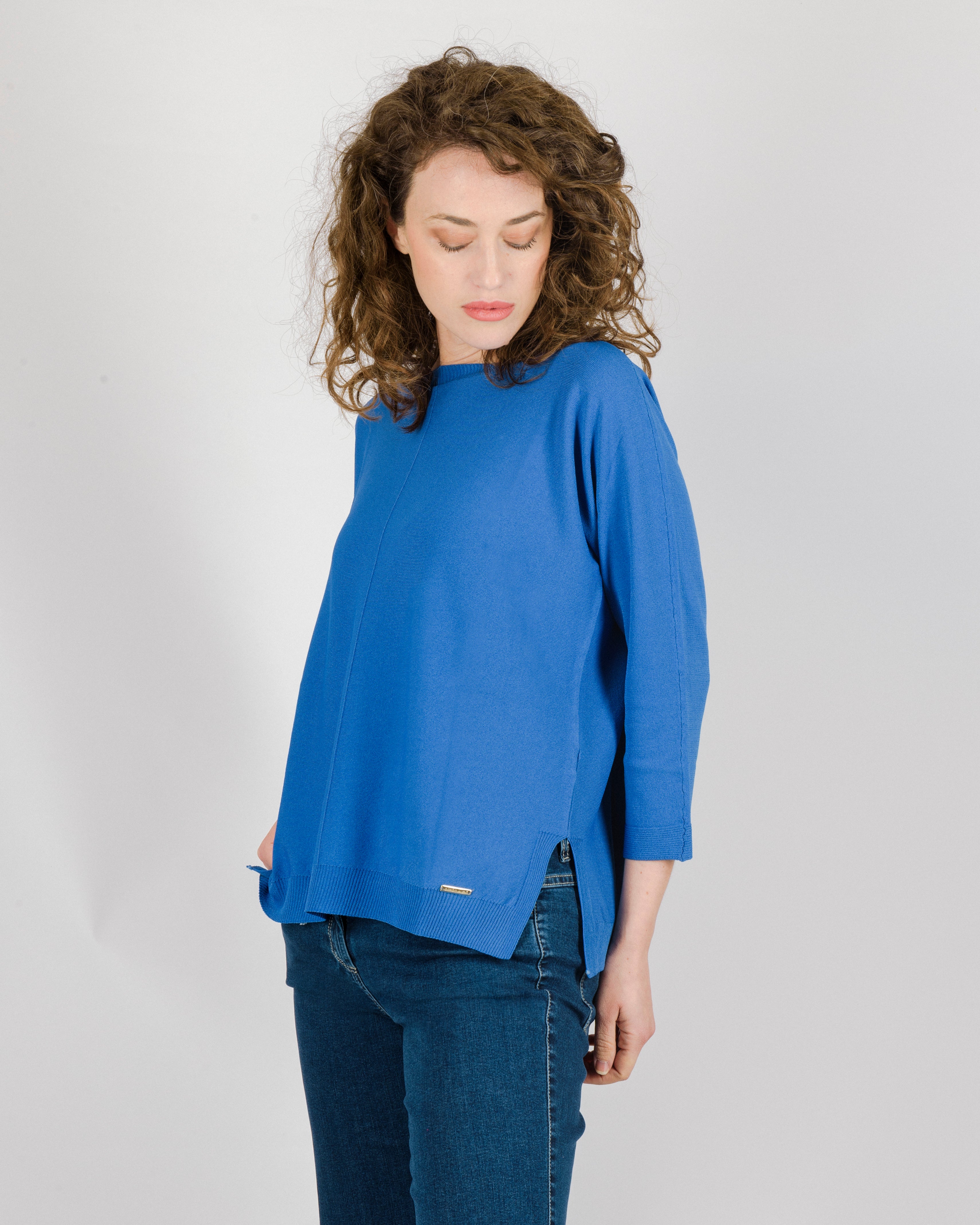 Maglia scollo barchetta specchetto 92923