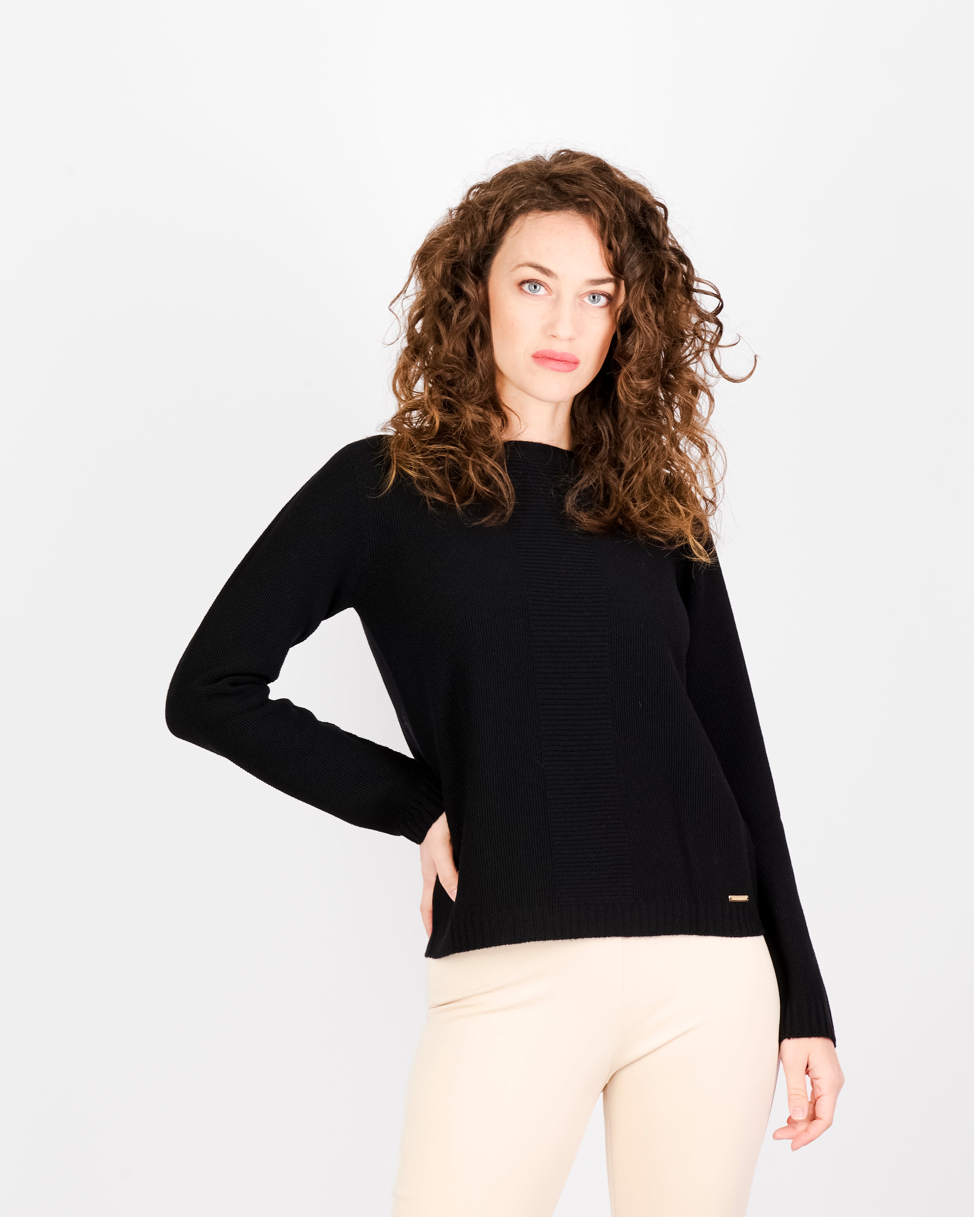 Girocollo grana di riso pura lana CL 1946