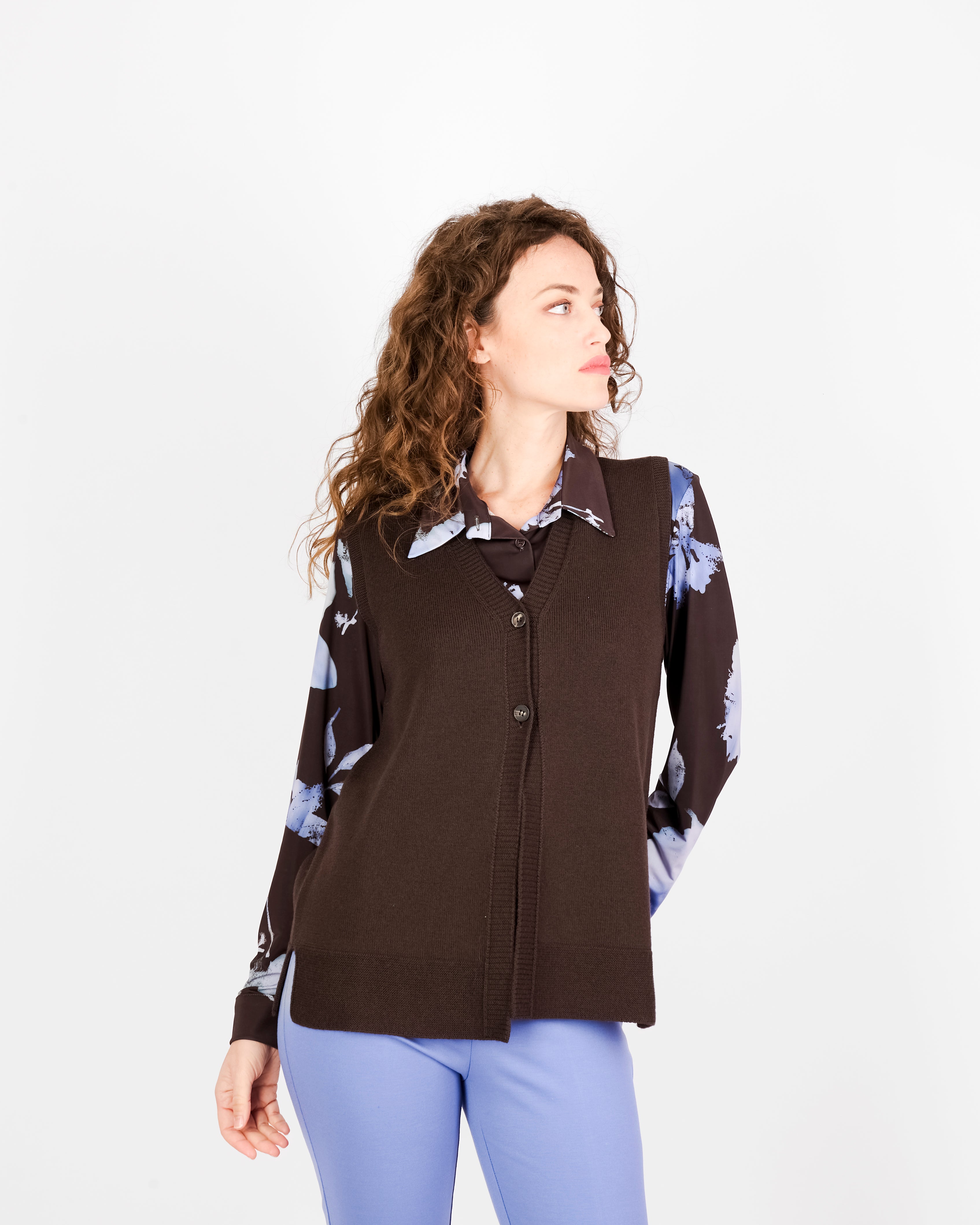 Gile' rasato pura lana 2 bottoni Z9627