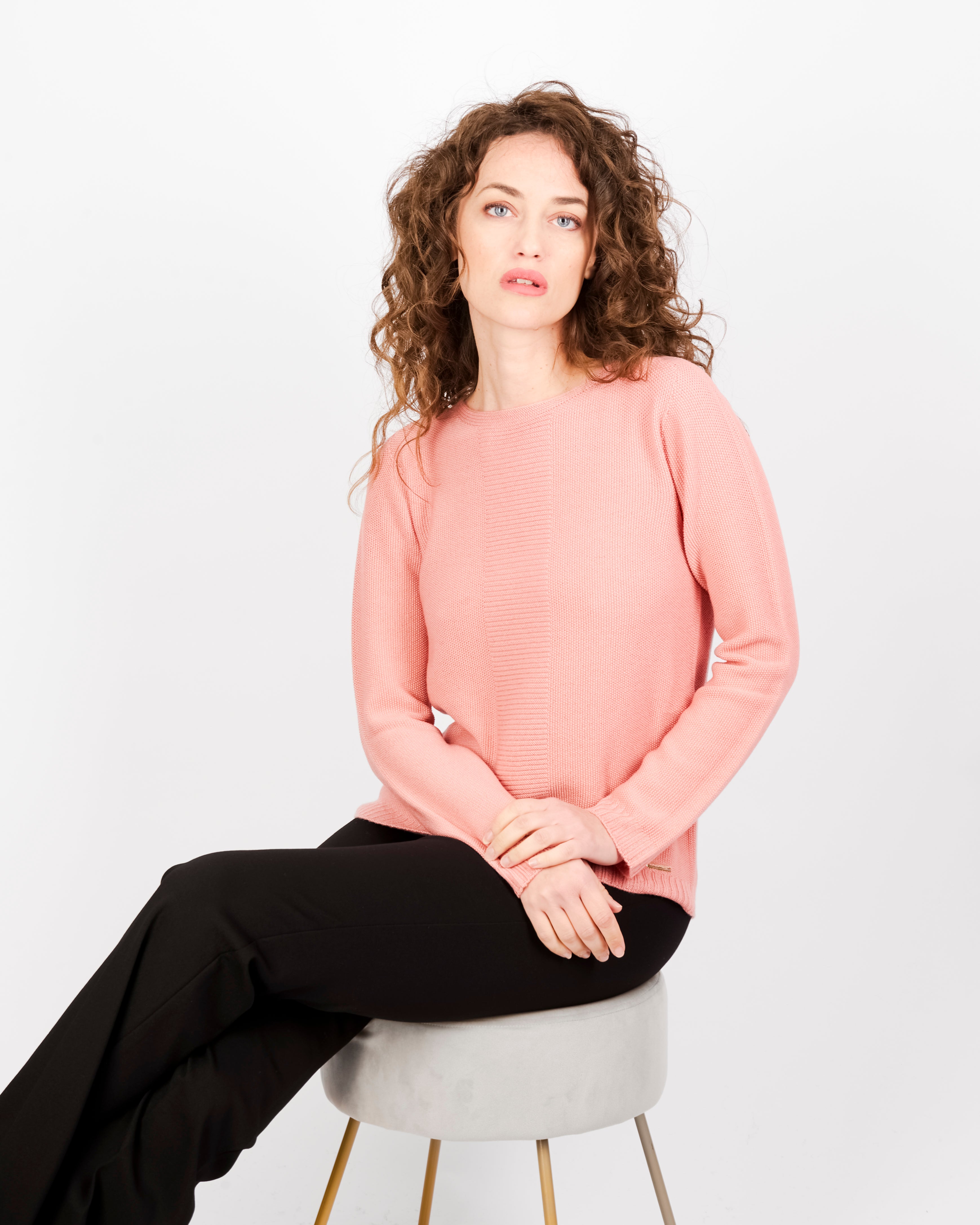 Girocollo grana di riso pura lana CL 1946