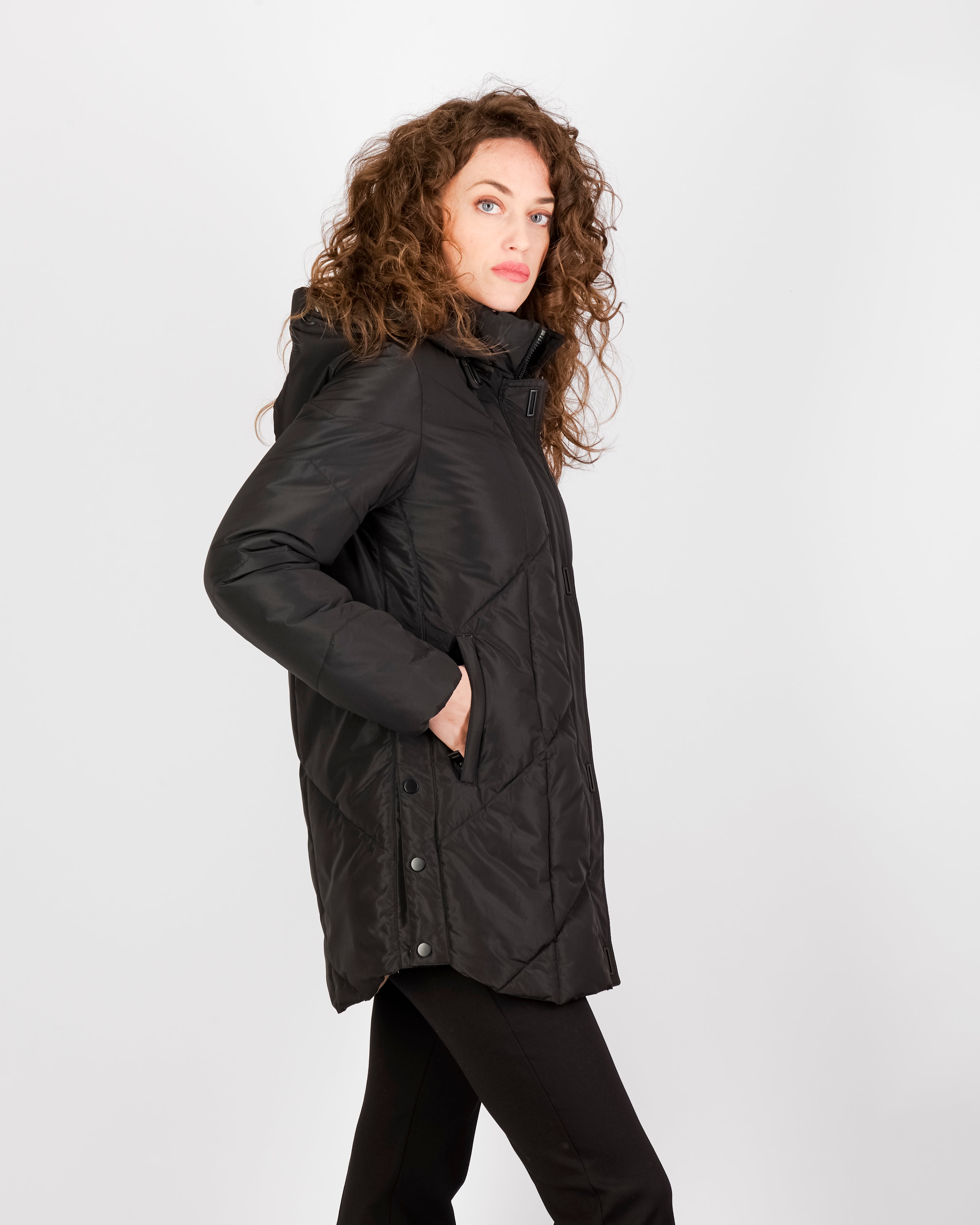 Piumino eco zip e clips accessorio CRISTAL