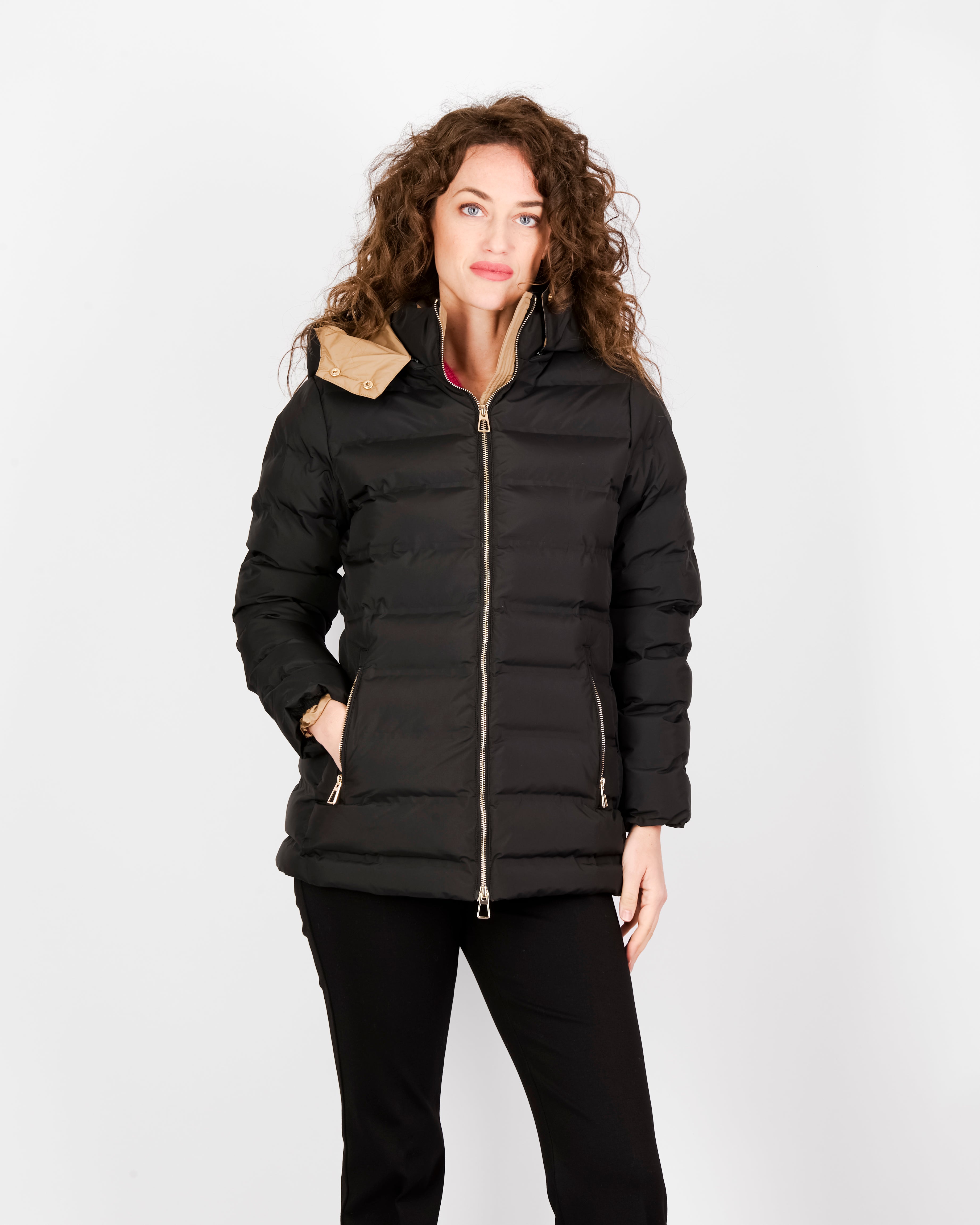 Piumino eco zip e cappuccio ANNA P