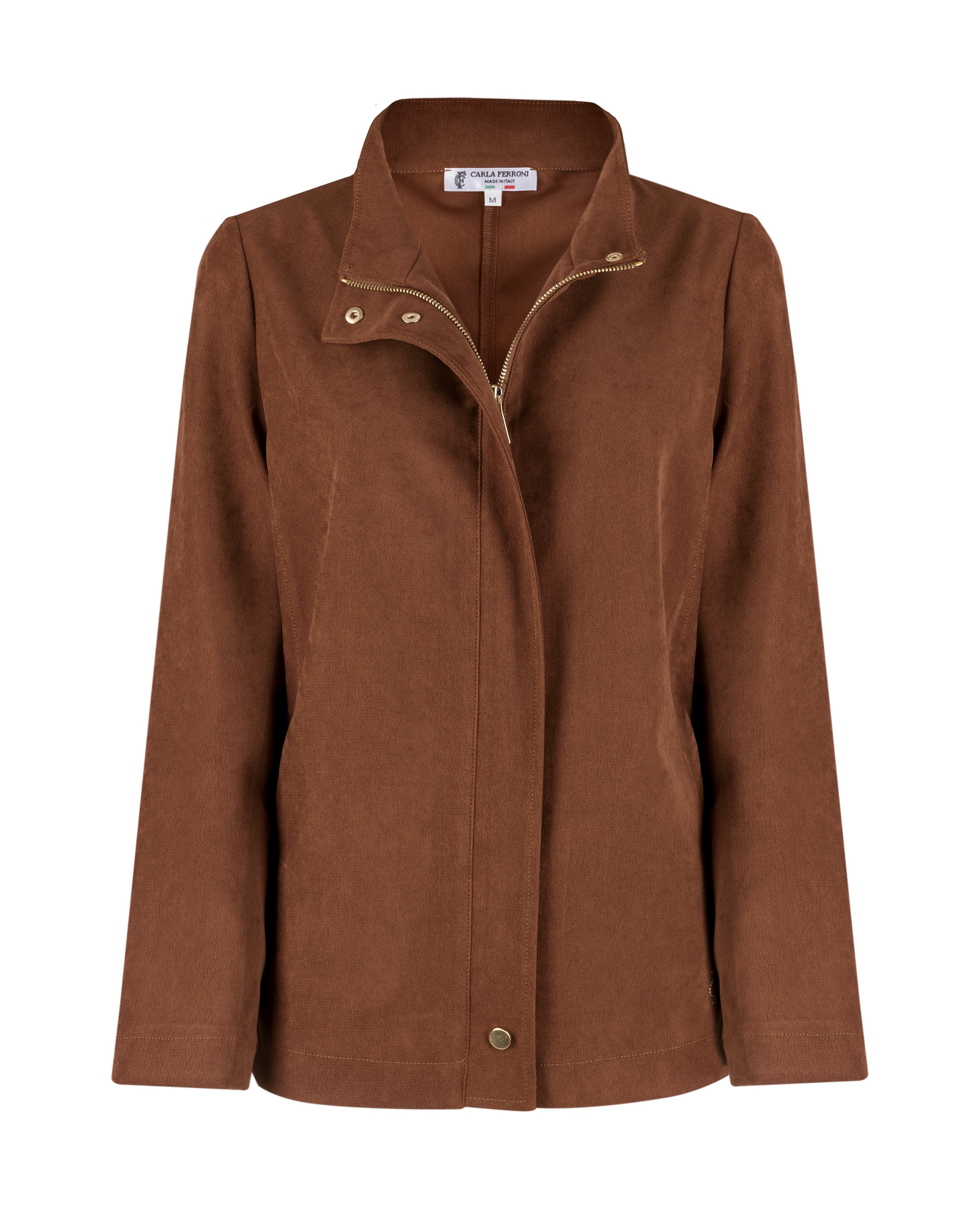 Giubbino ecopelle zip 17559
