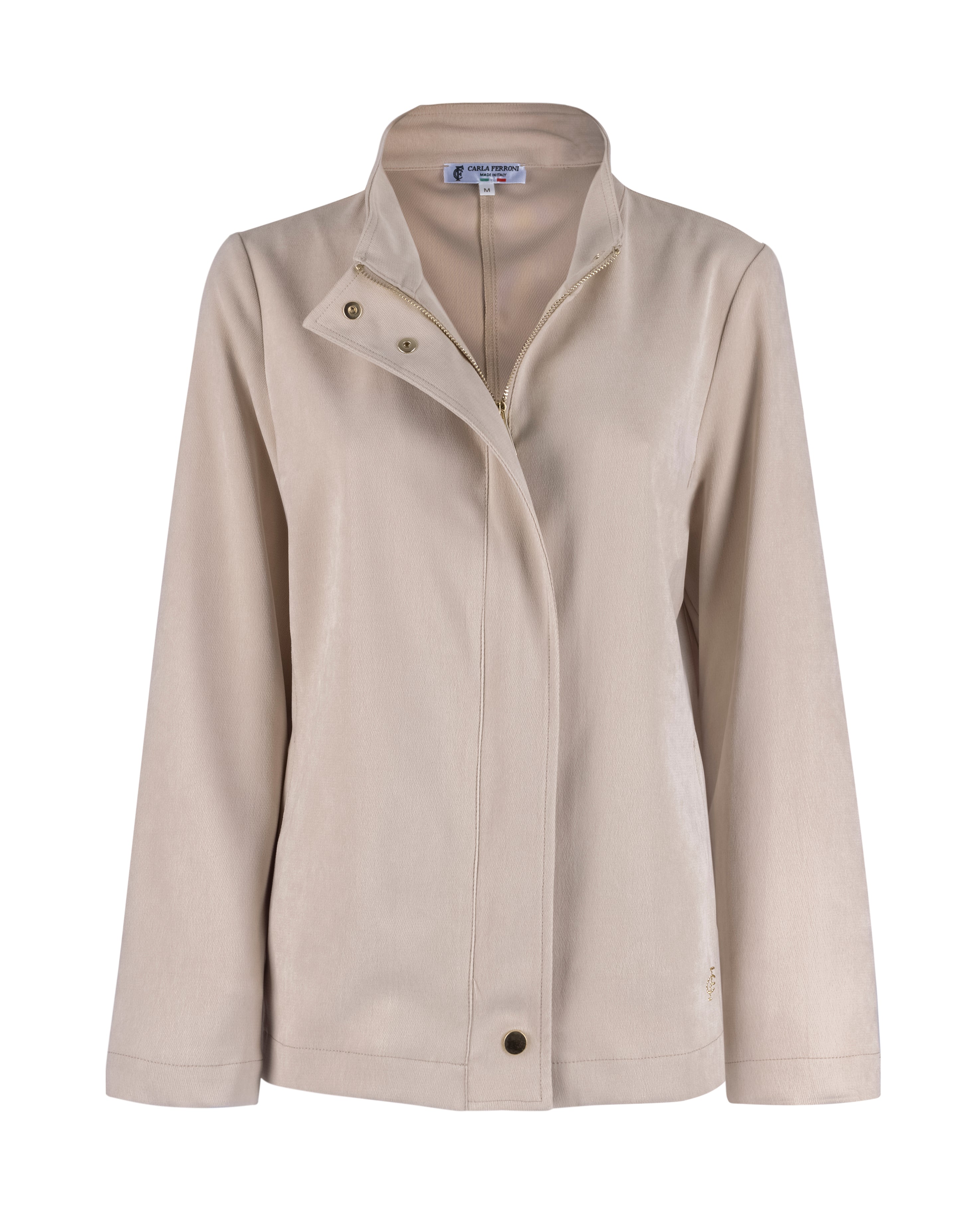 Giubbino ecopelle zip 17559