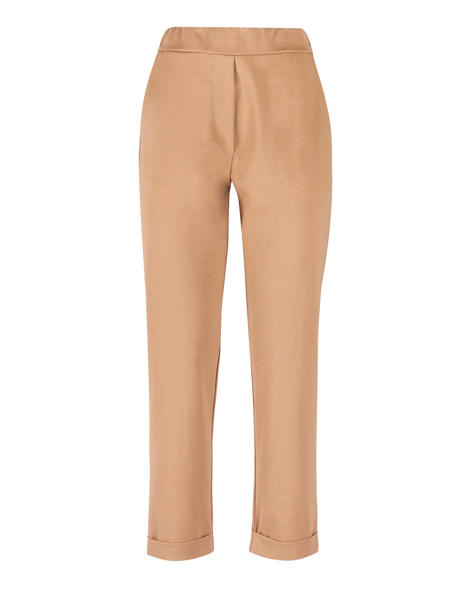 Pantalone punto milano tasche e risvolto E 112