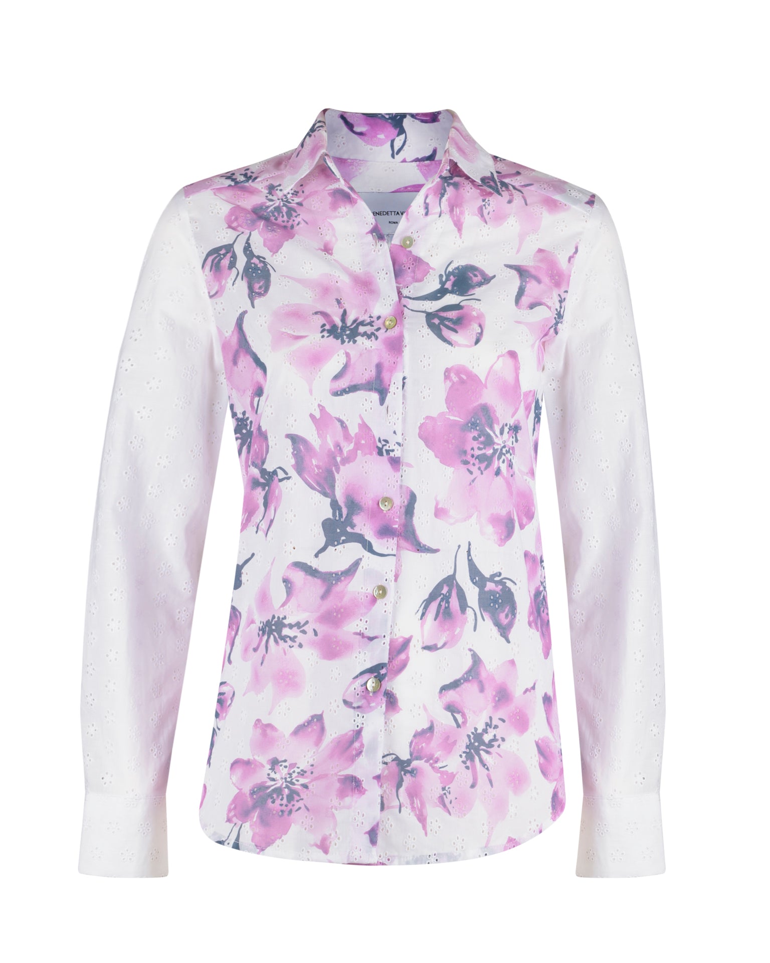 Camicia in sangallo fantasia 271377PNT