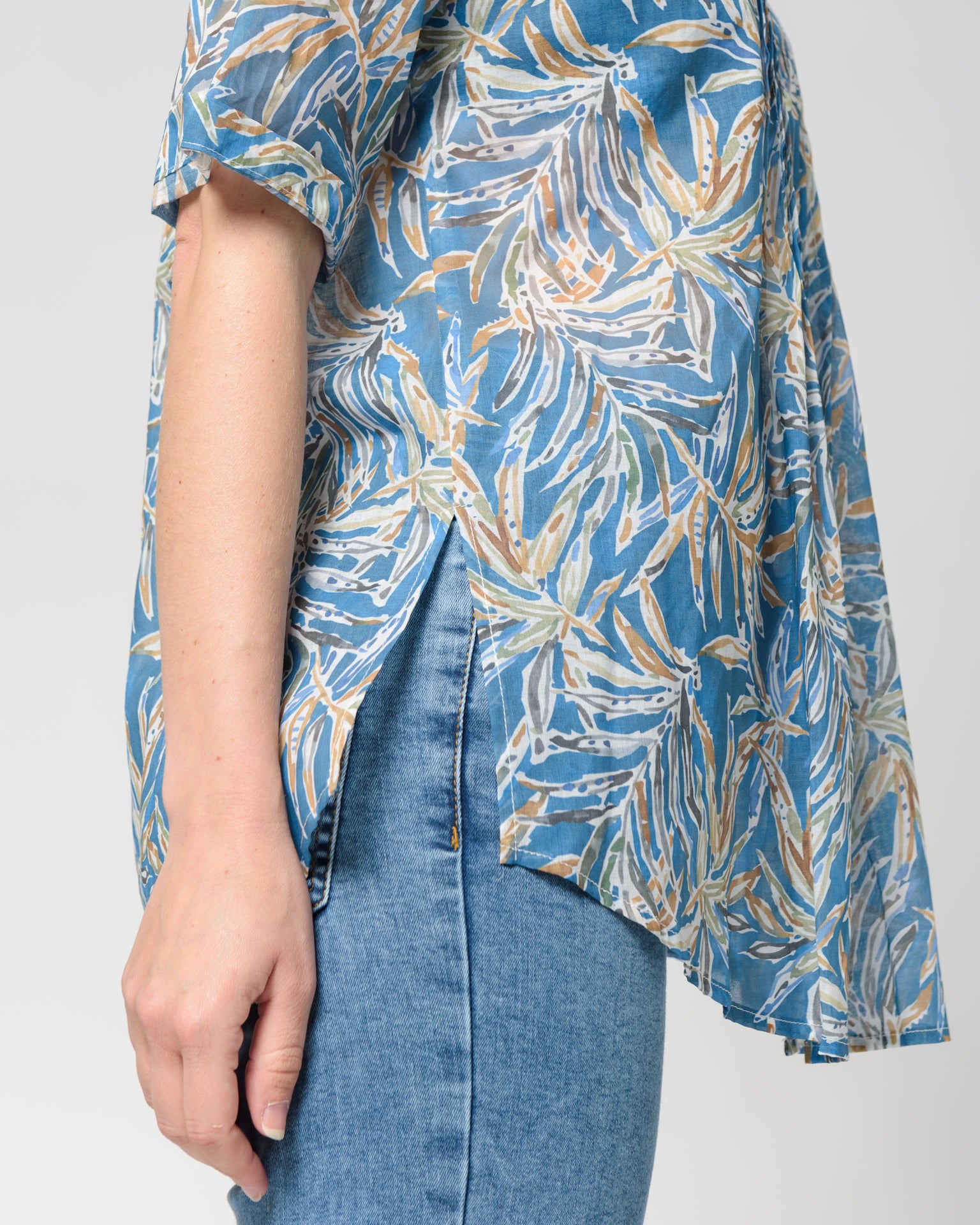 Camicia coreana mussola cotone 114100