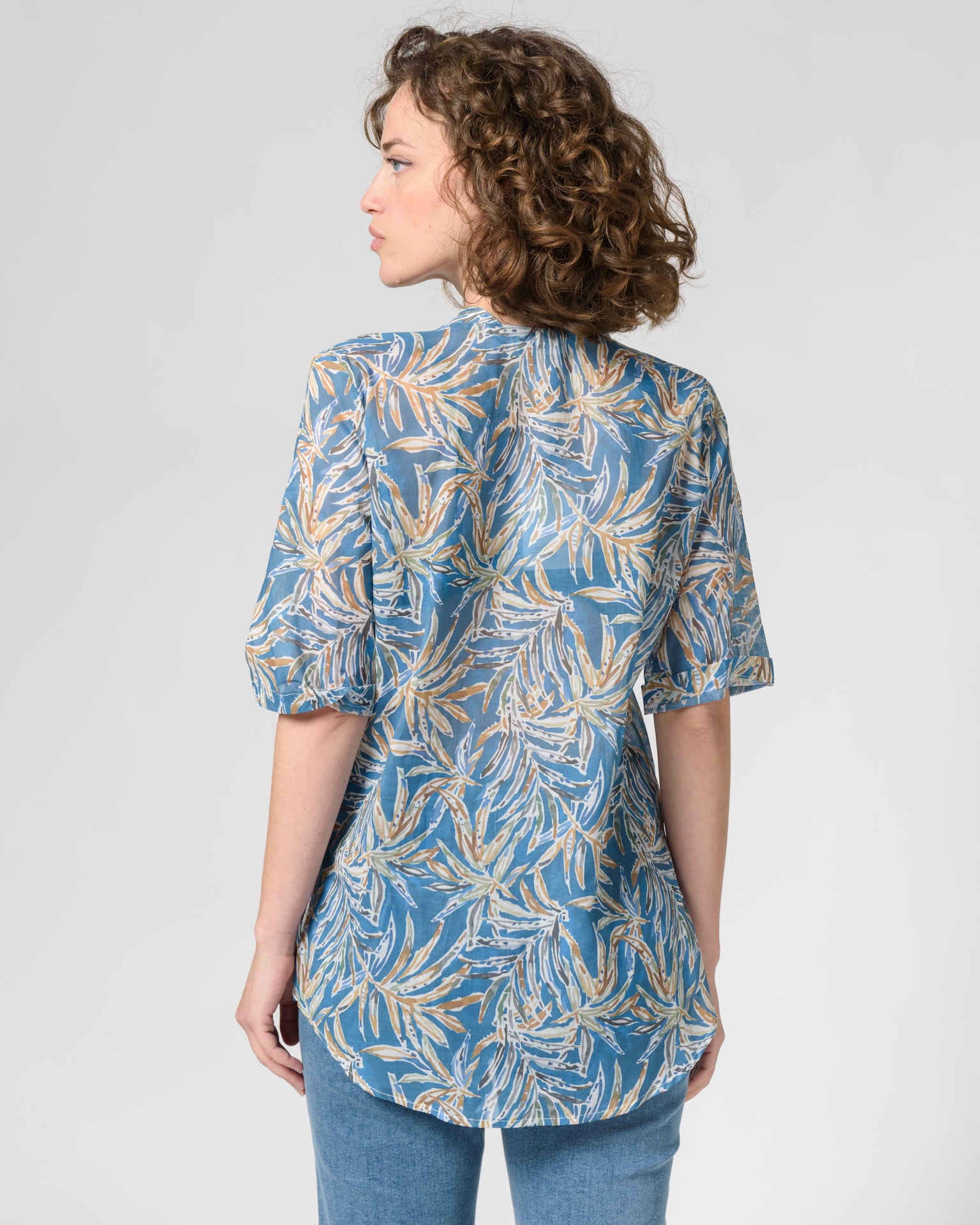 Camicia coreana mussola cotone 114100