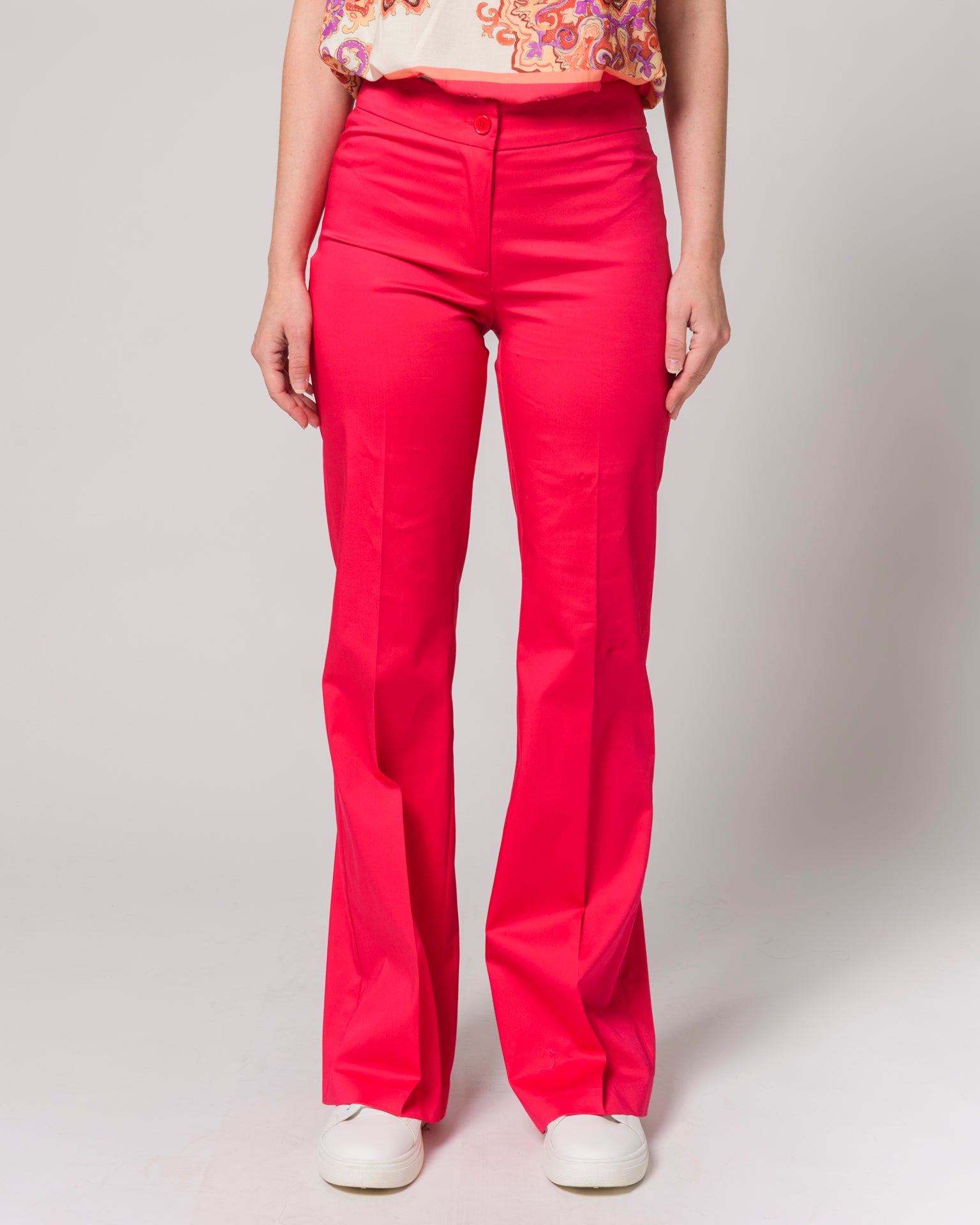 Pantalone in rasatello a zampa RADURA