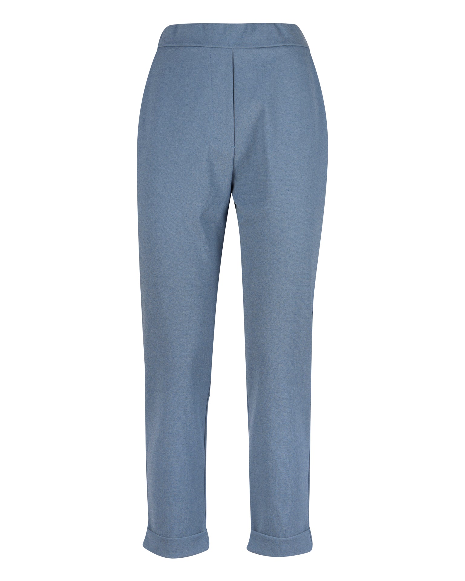 Pantalone punto milano tasche e risvolto E 112