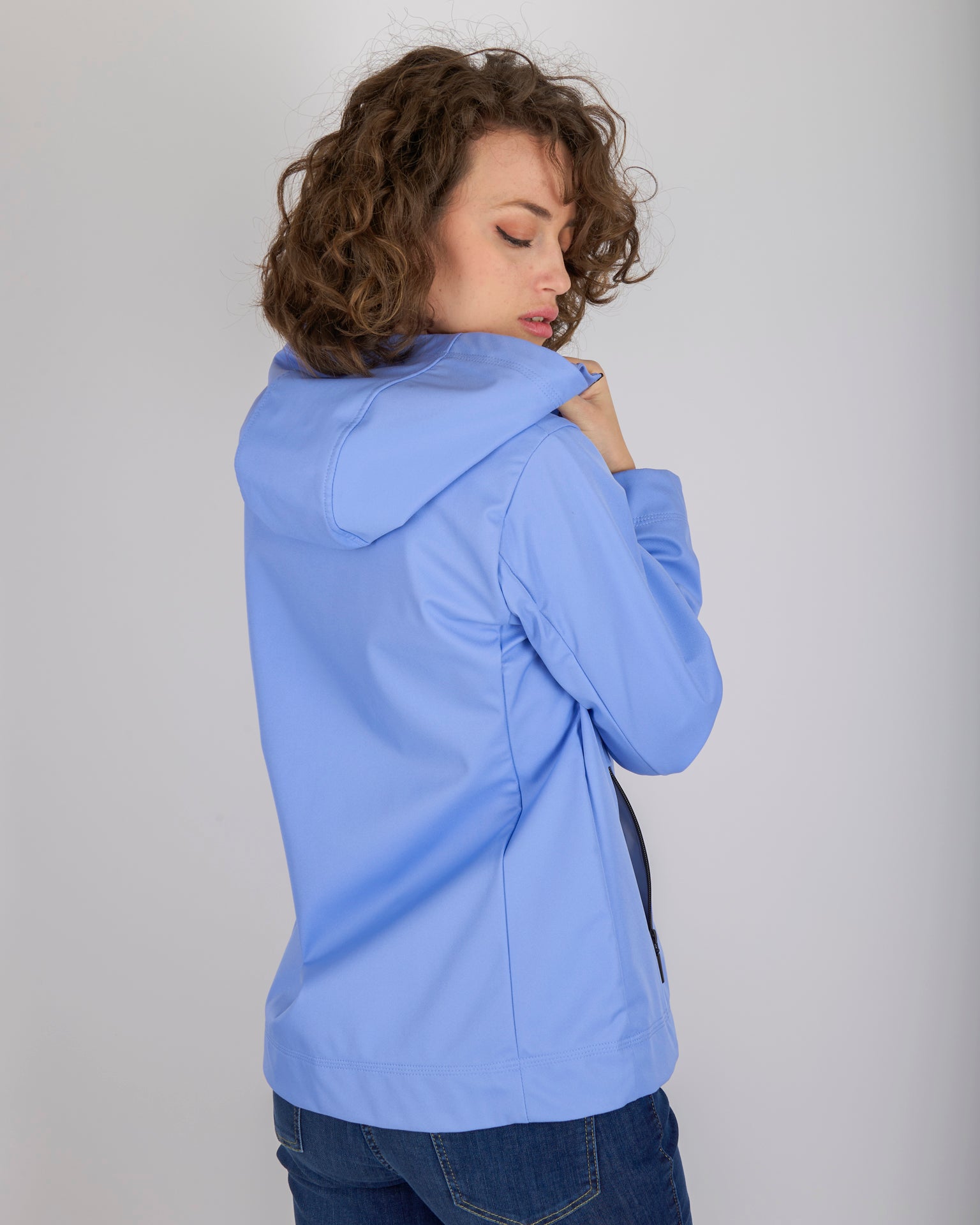 Giacca tecnica zip e cappuccio GRACE